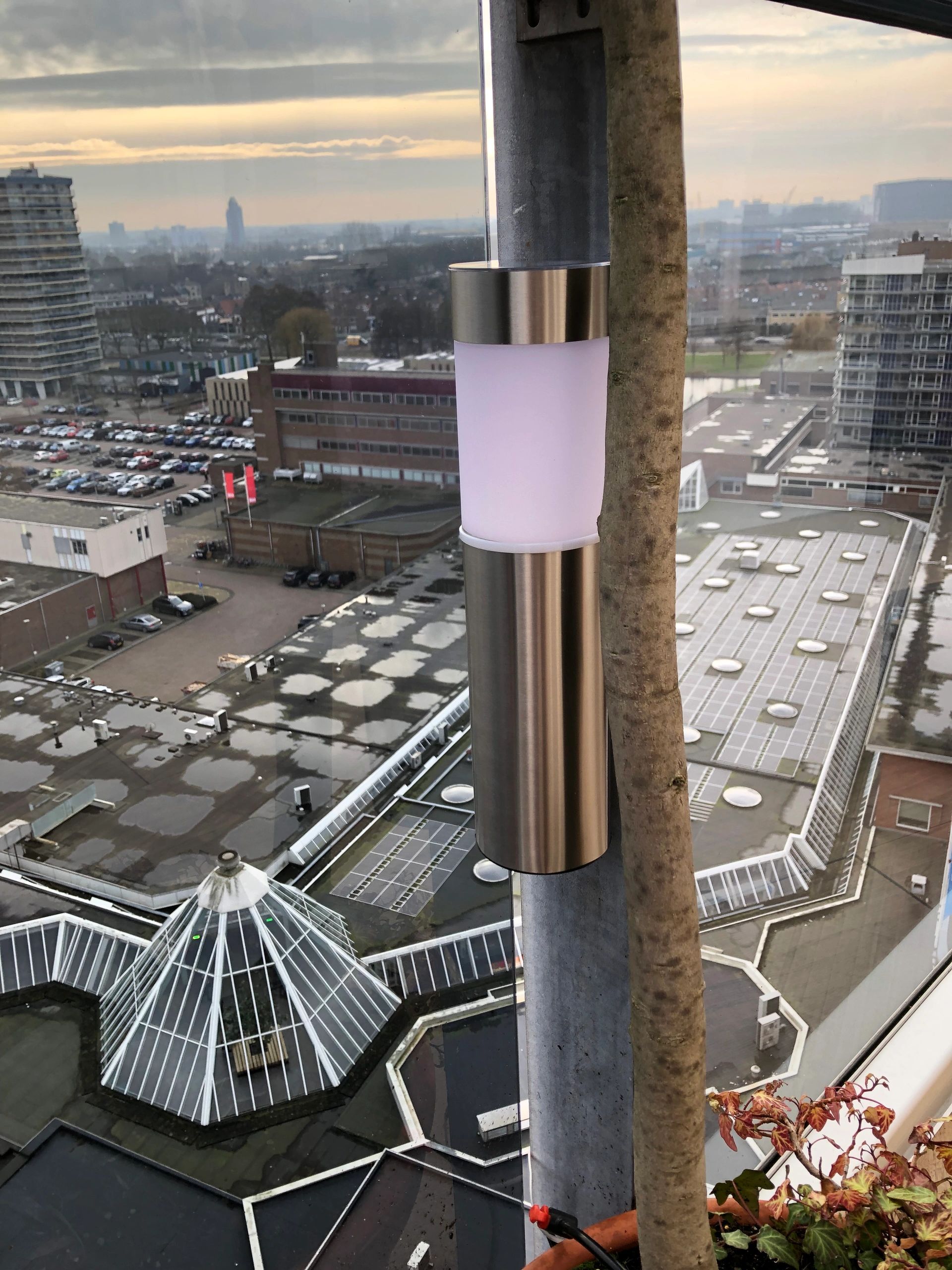 Solar priklamp Lucifer RVS padverlichting op zonne-energie (4 stuks)