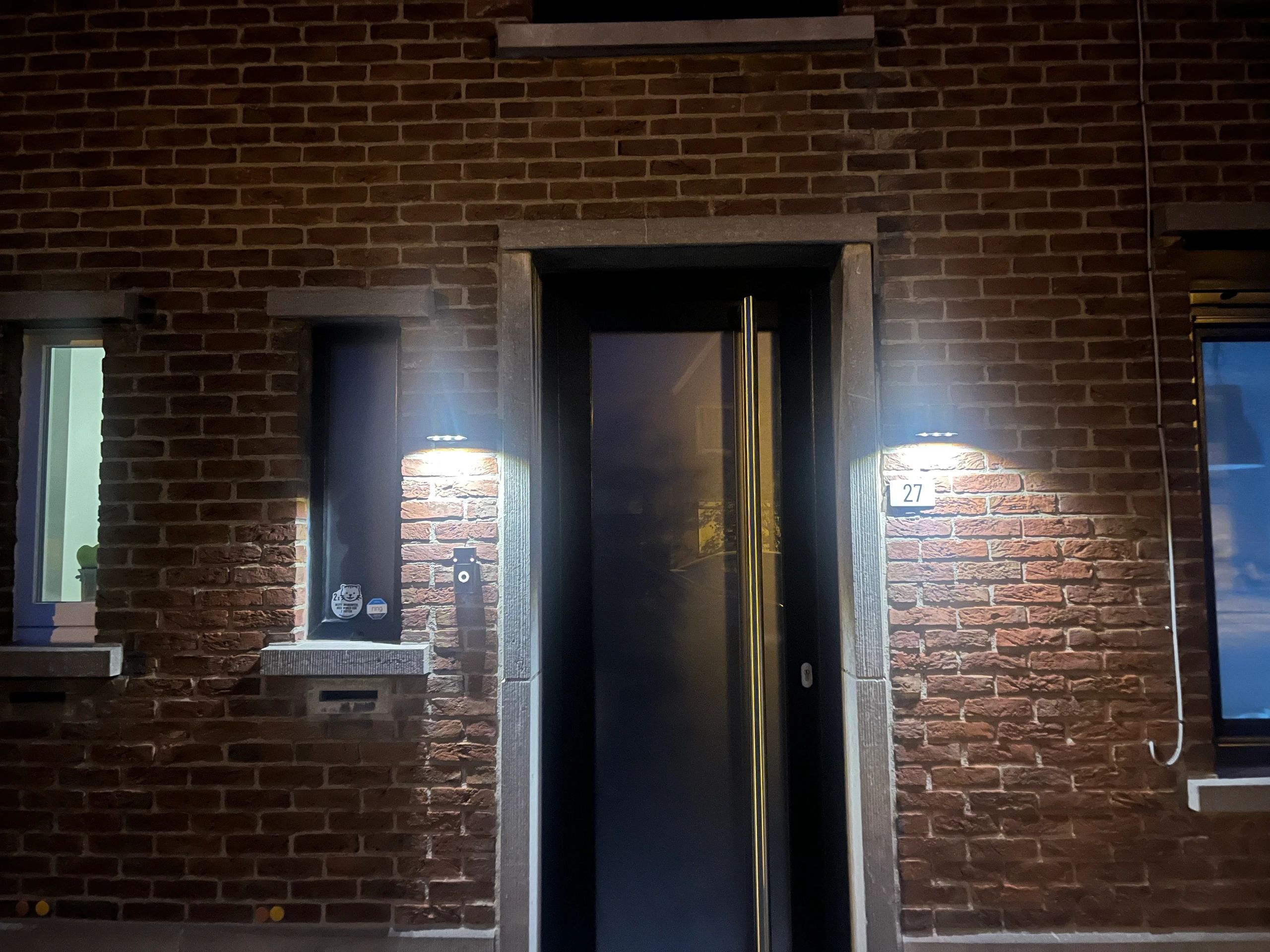 Solar LED wandlamp op zonne energie Sven rond