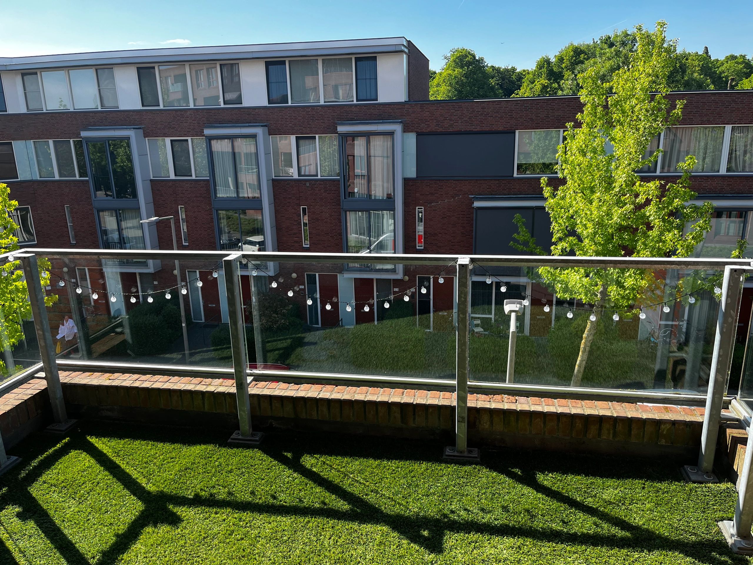 Solar lichtslinger Bubble met 50 warm witte led lampen