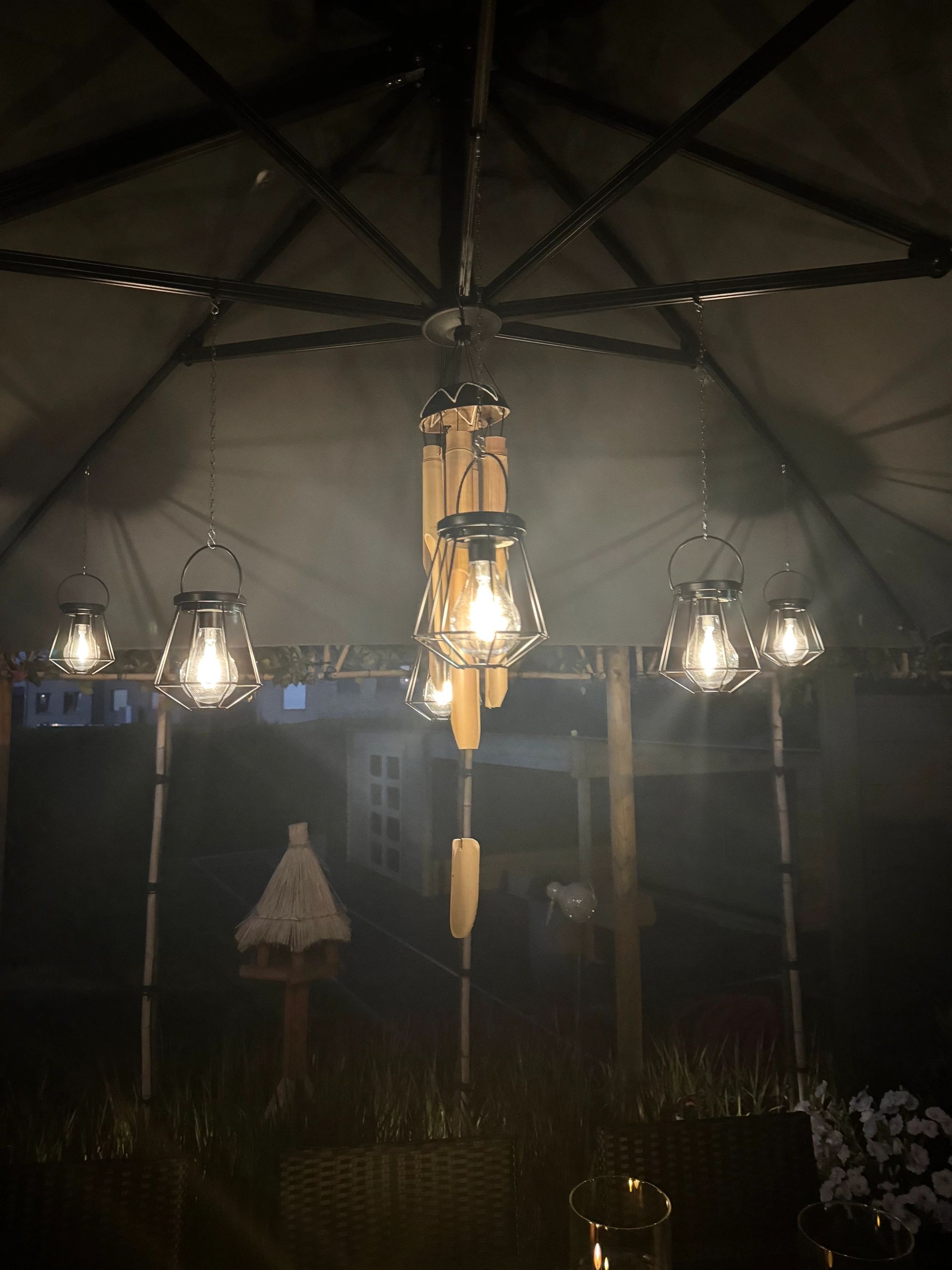 3 stuks Solar LED lamp Vogue zwarte buitenlamp op zonne energie