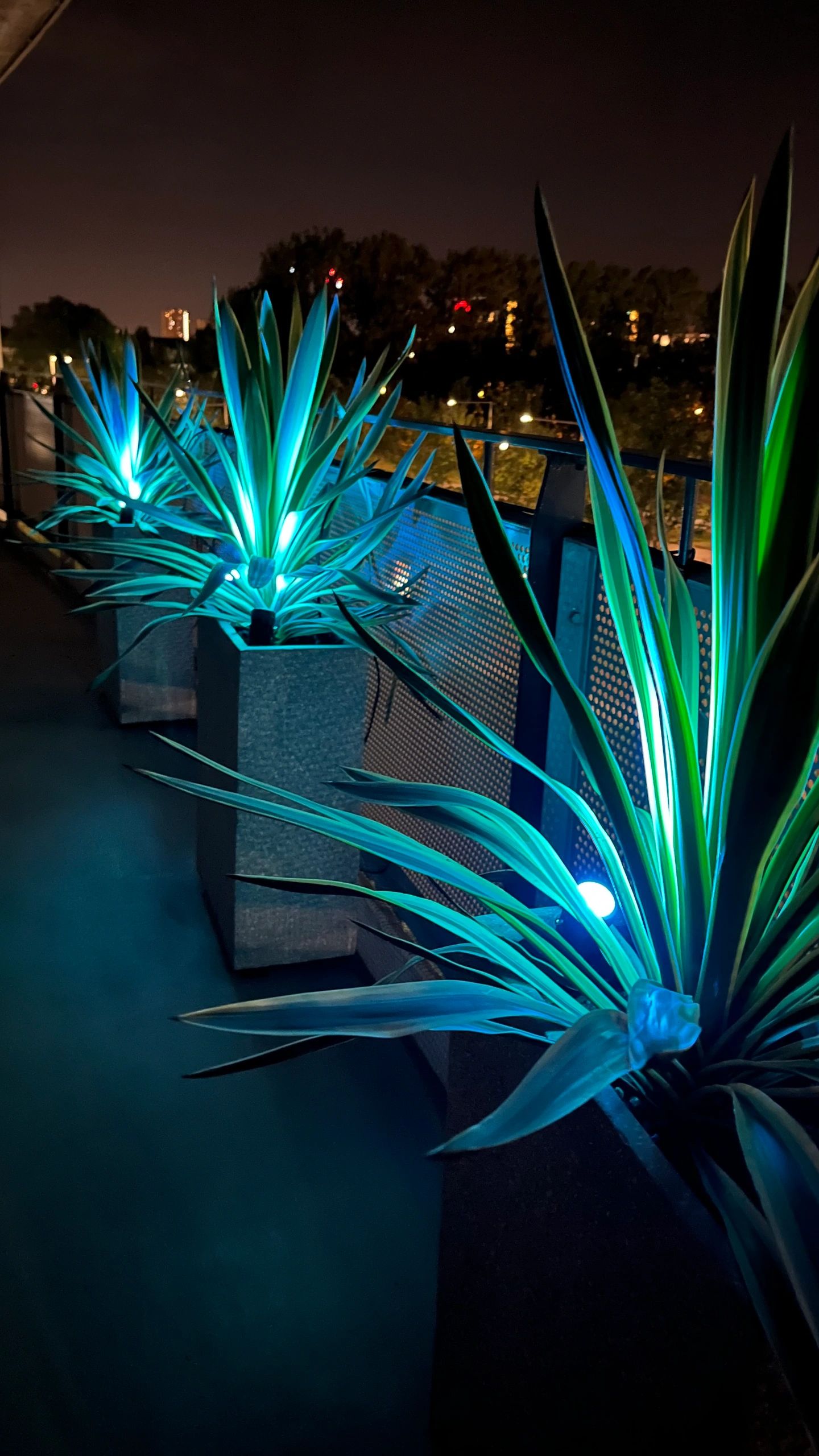 Solar tuinspots Double Twins met 4 slimme RGB spots en los zonnepaneel - Bedienen via de Smart Life app