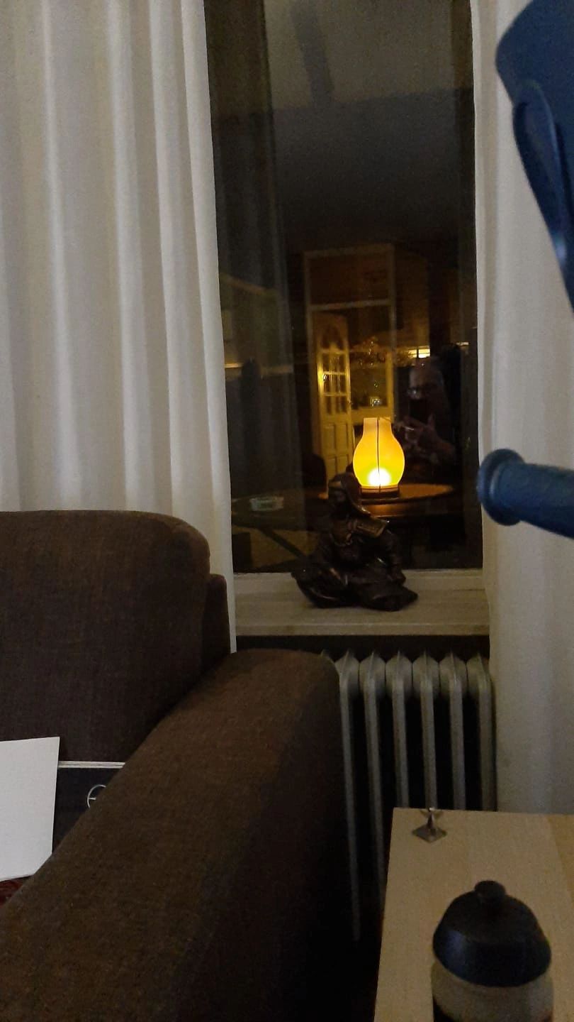 Solar LED lantaarn Genie met realistisch vlam-effect - op zonne energie