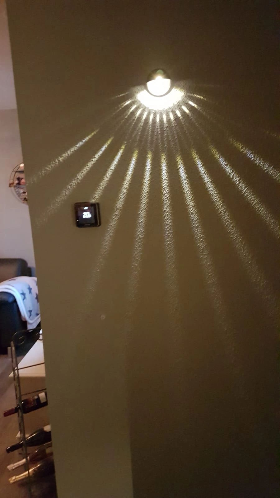 Solar wandlamp Shell op zonne-energie set van 4