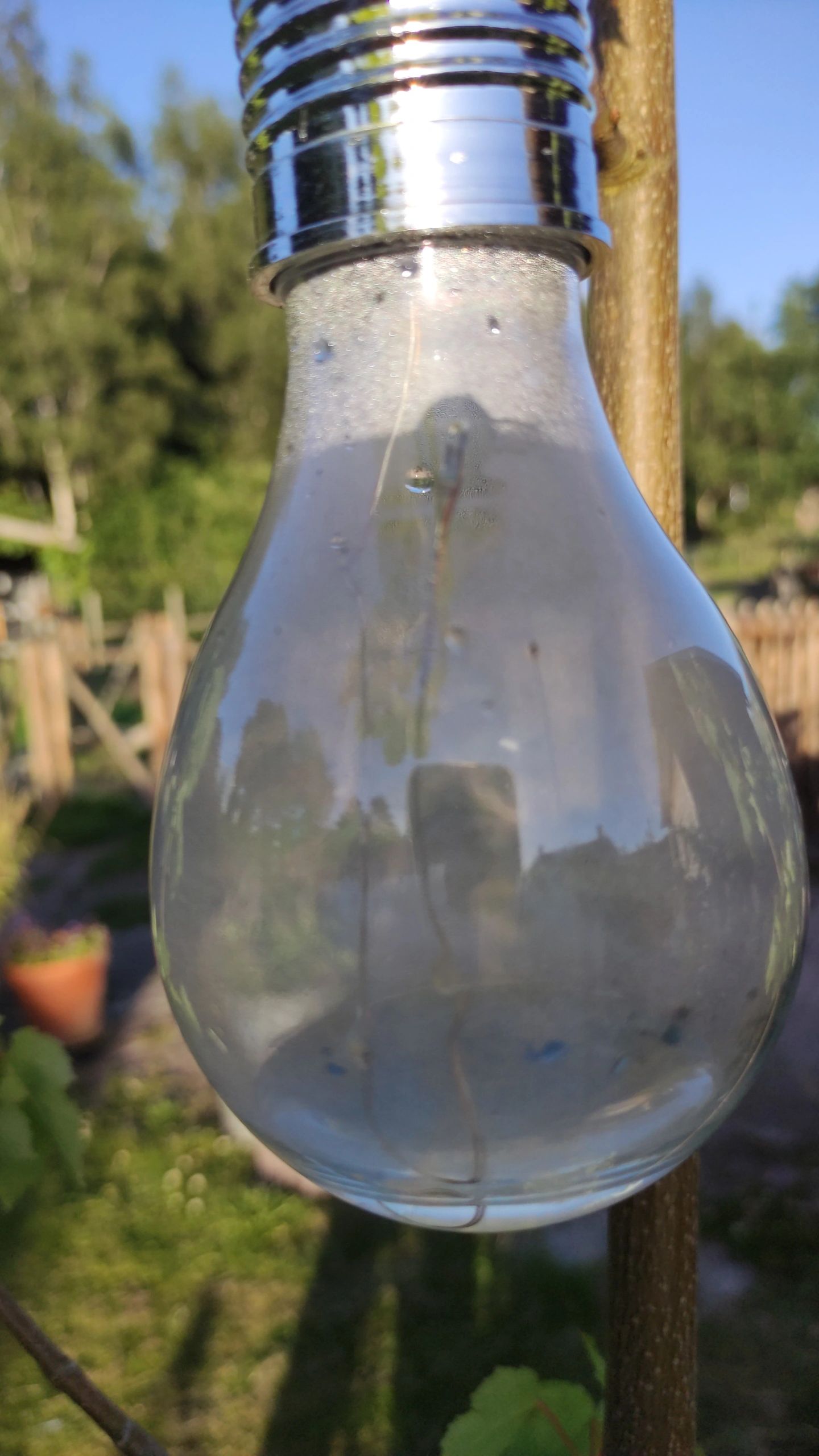 Solar LED lamp Eddy gloeilamp deco - set van 8 - op zonne energie