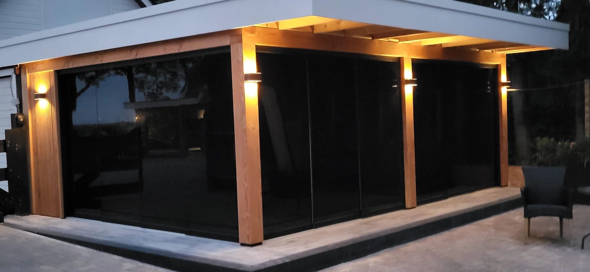 Solar LED wandlamp up downlight Olaf