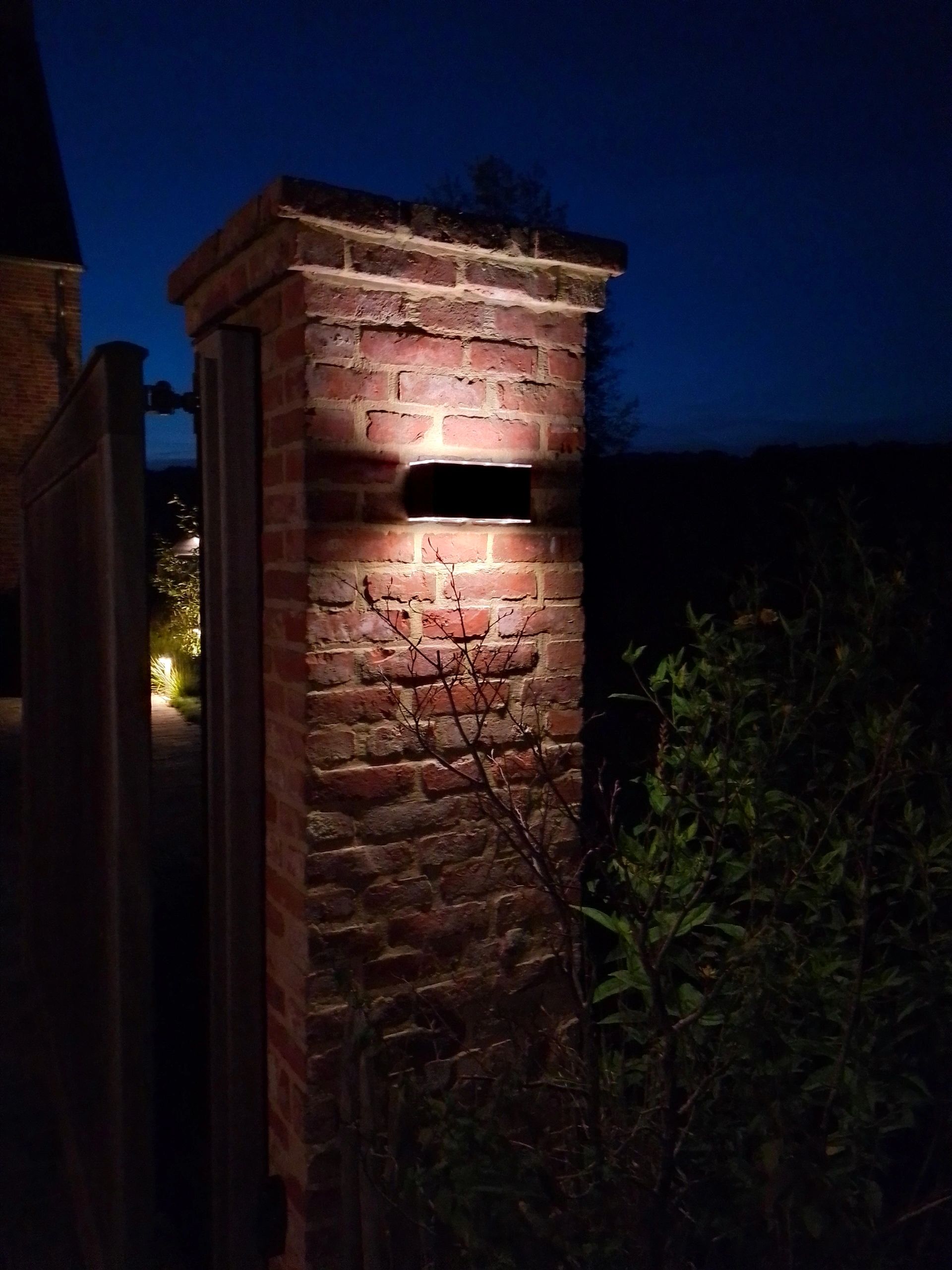 Solar LED wandlamp up downlight Olaf