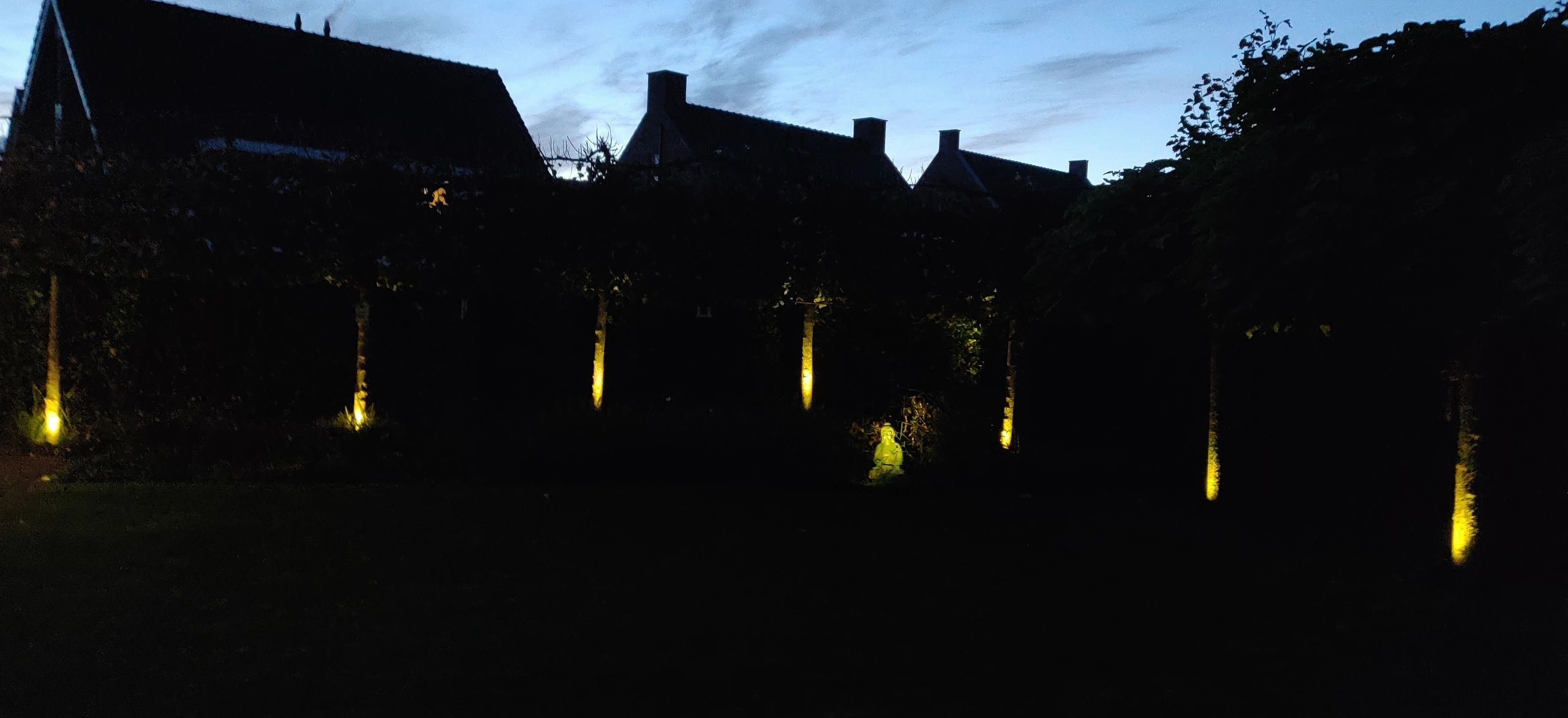 Solar spot Twins met twee spots en los solarpaneel