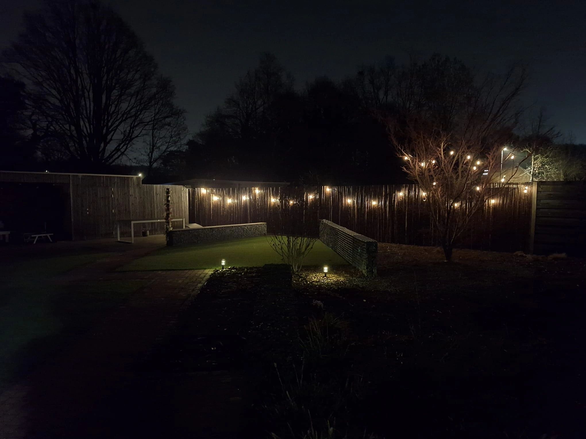 Solar lichtslinger Chain met 15 led filament lampen