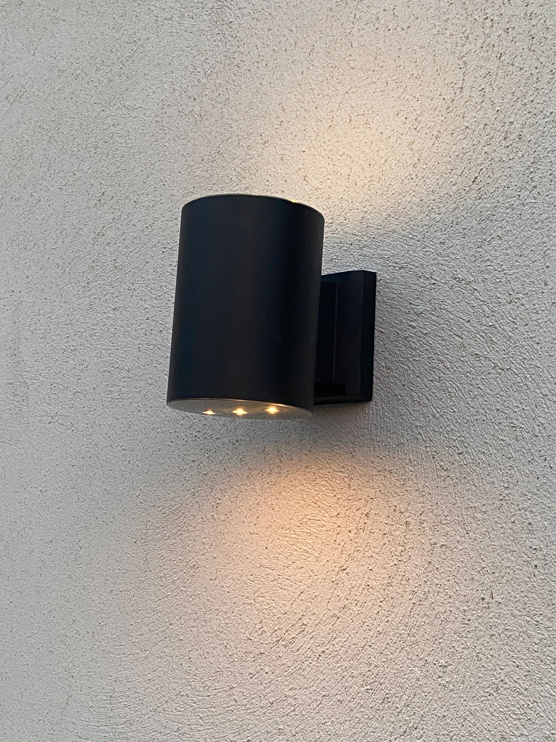 Solar LED wandlamp up downlight Sverre rond - Voordeelset van 2 stuks