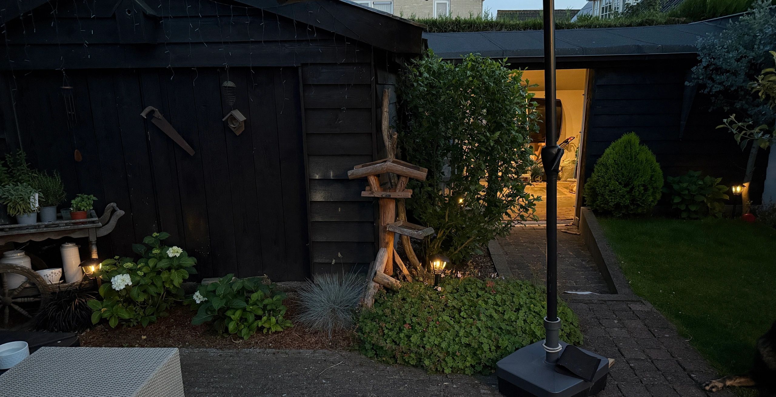 Solar priklamp Prickle met warm wit licht voordeelset van 4