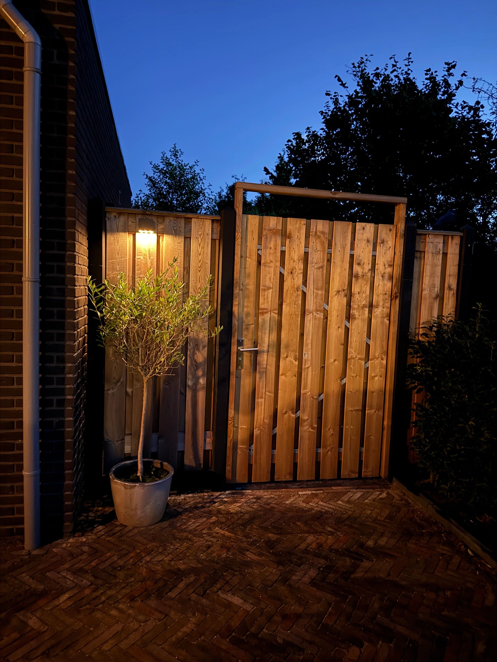 Solar LED wandlamp op zonne energie Sven recht - Voordeelset van 2 stuks