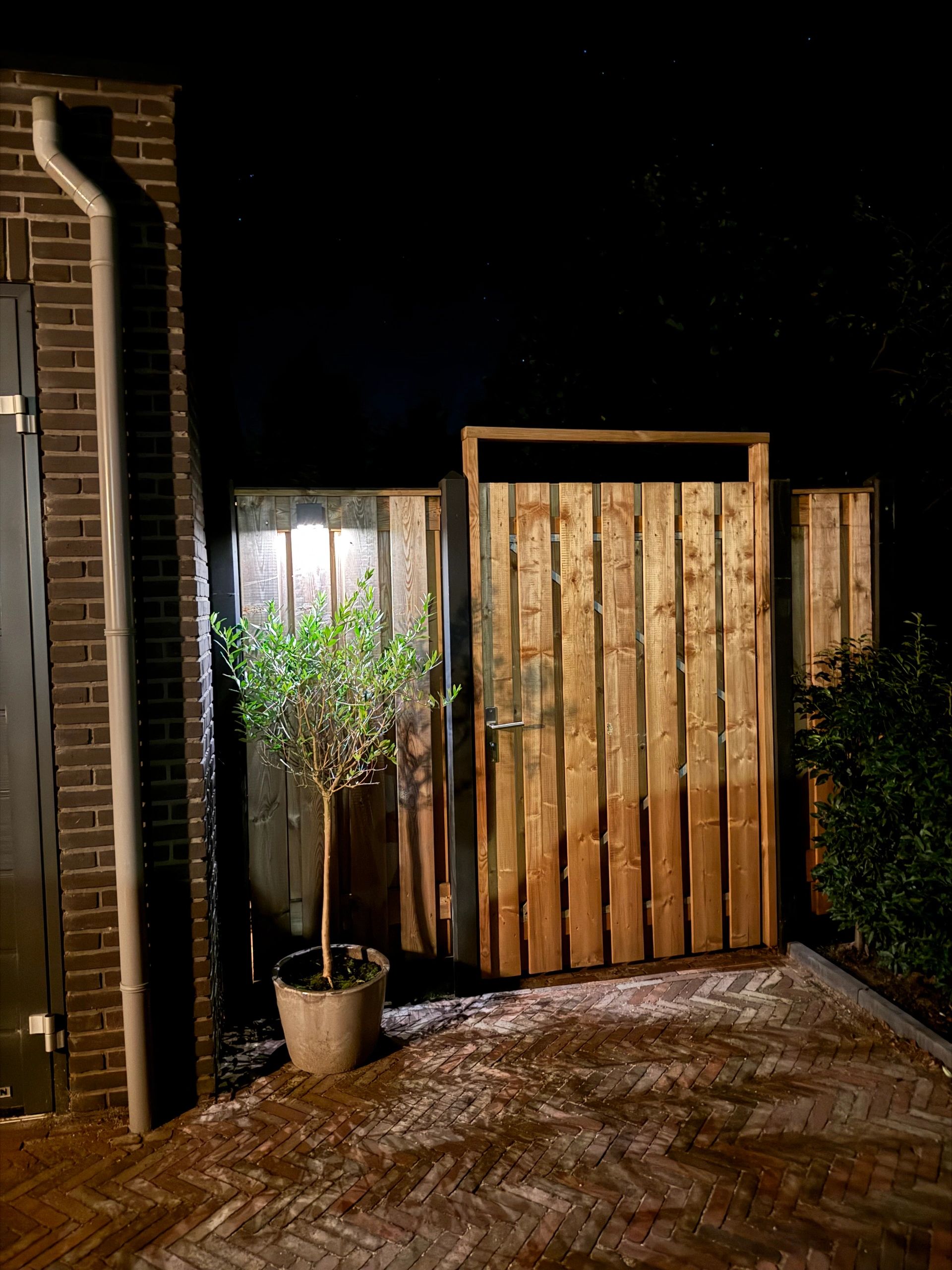Solar LED wandlamp op zonne energie Sven recht - Voordeelset van 2 stuks