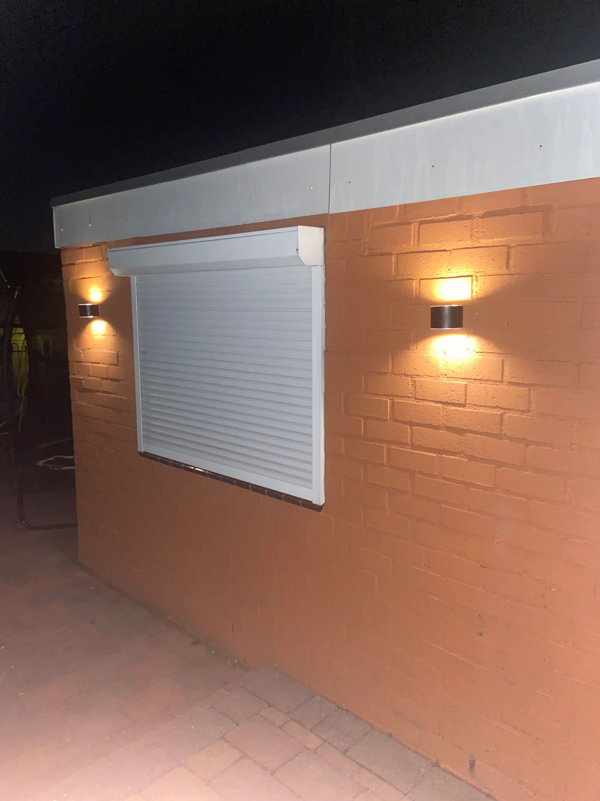 Solar LED wandlamp up downlight Emme rond - Voordeelset van 2 stuks