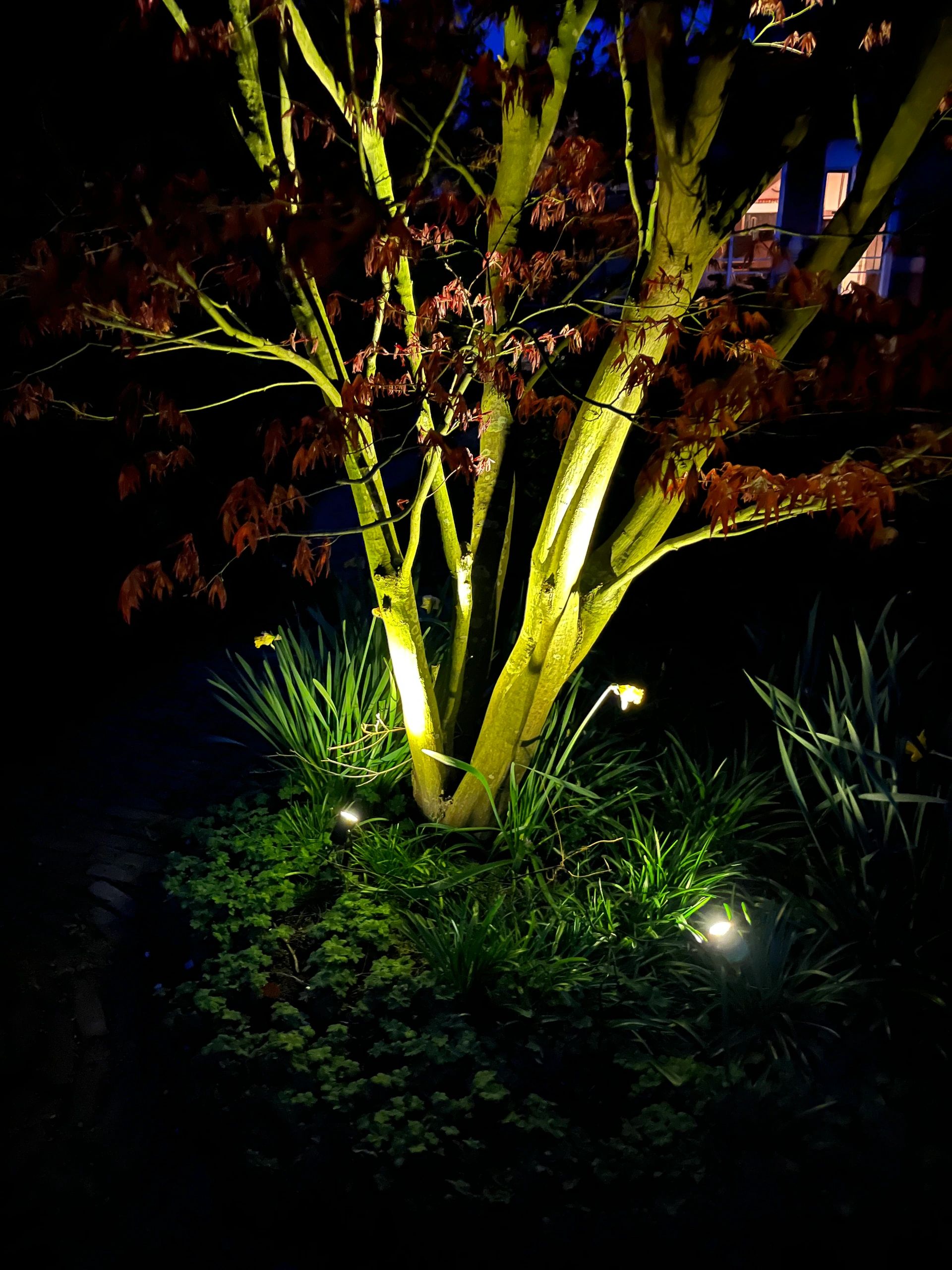 Solar spot Twins met twee spots en los solarpaneel