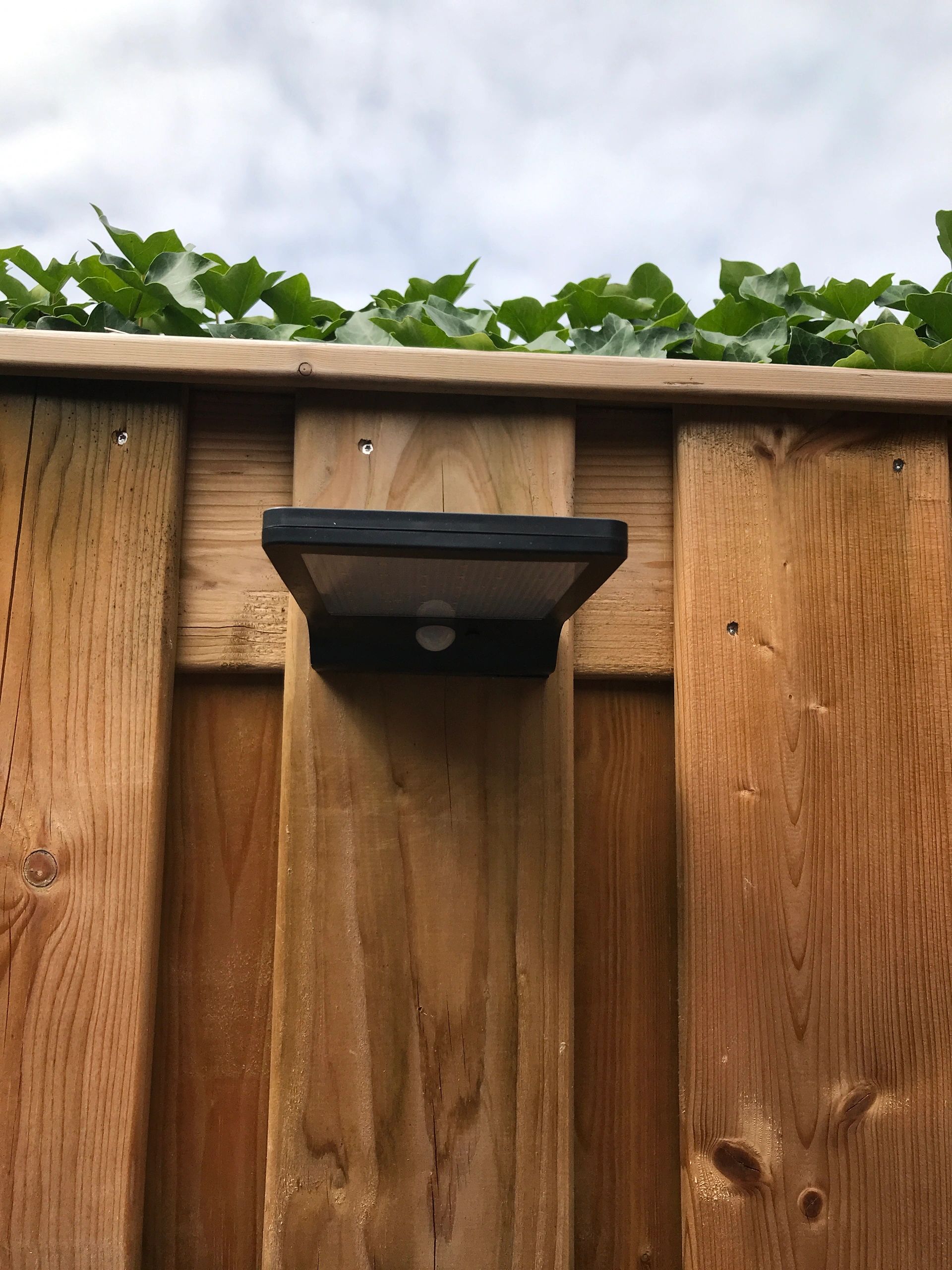 Solar wandlamp Slim met 36 leds en bewegingsmelder Zwart op zonne energie