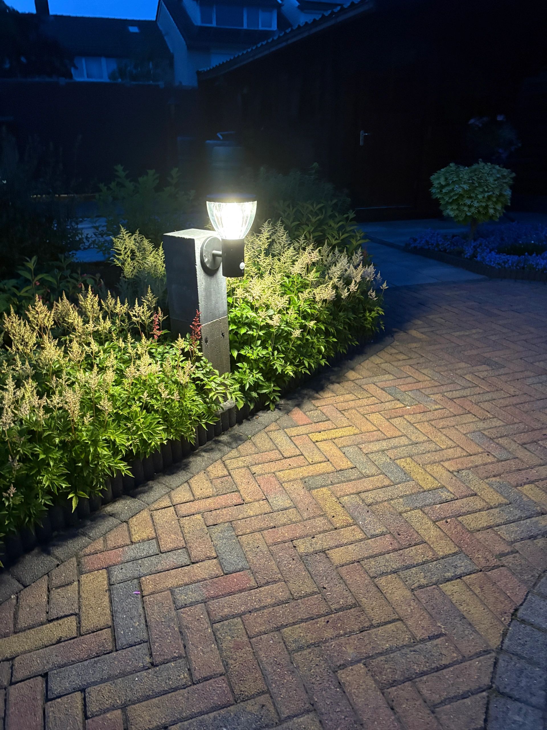 Solar wandlamp Spiez met bewegingssensor