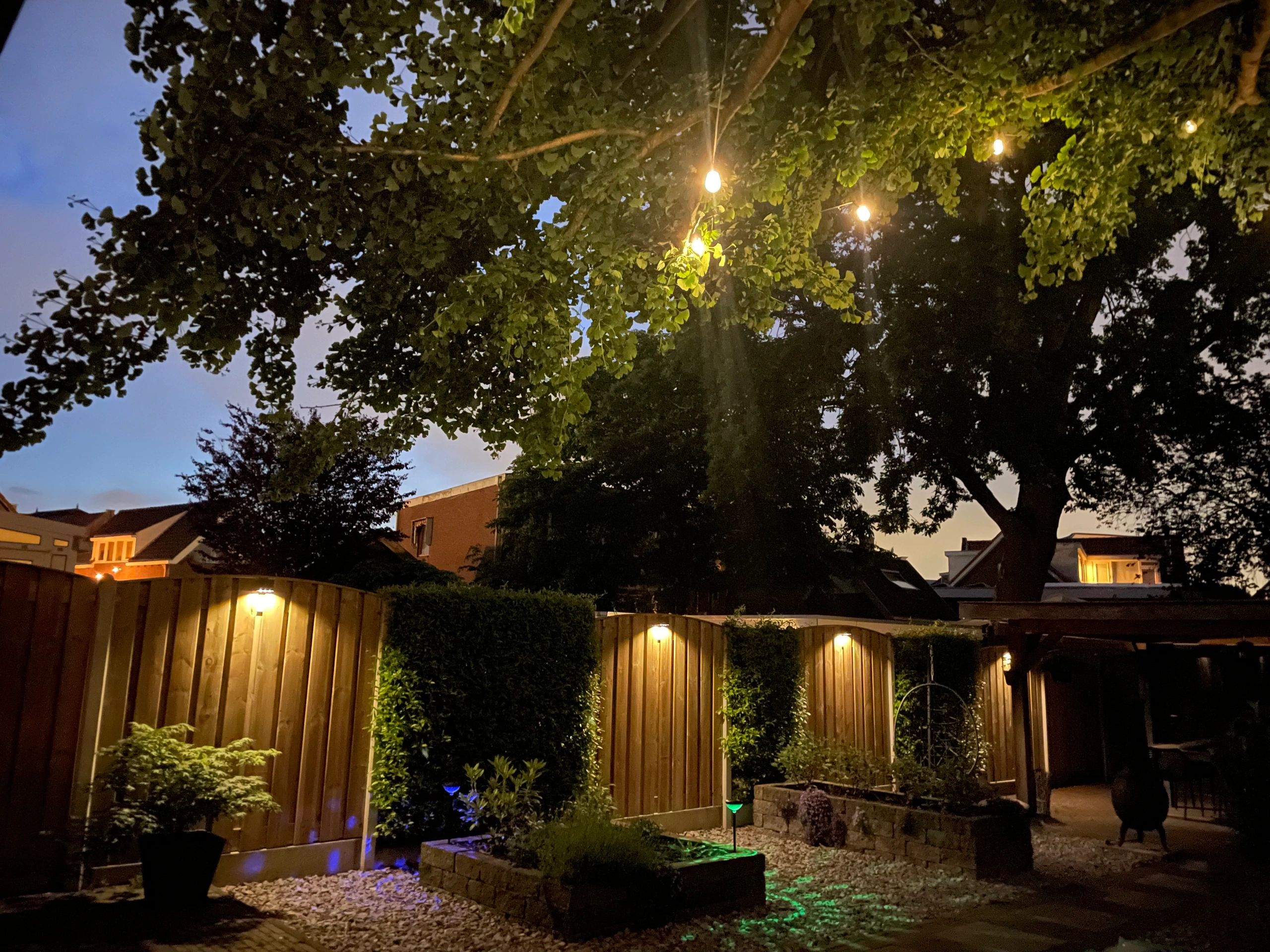 Solar LED wandlamp op zonne energie Sven rond