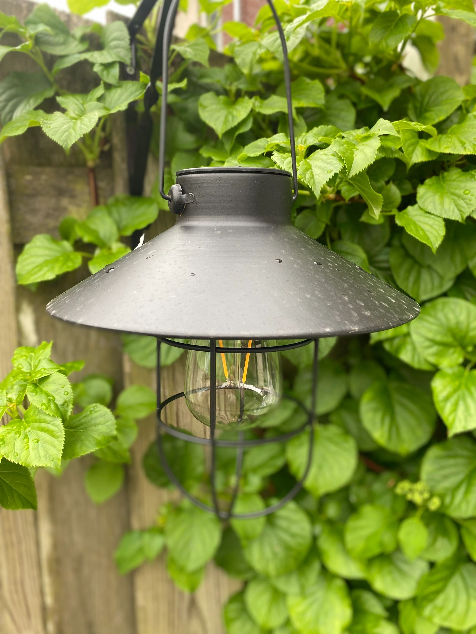 Solar hanglamp Harper op zonne-energie - Met filament led lamp - Voordeelset 2 stuks