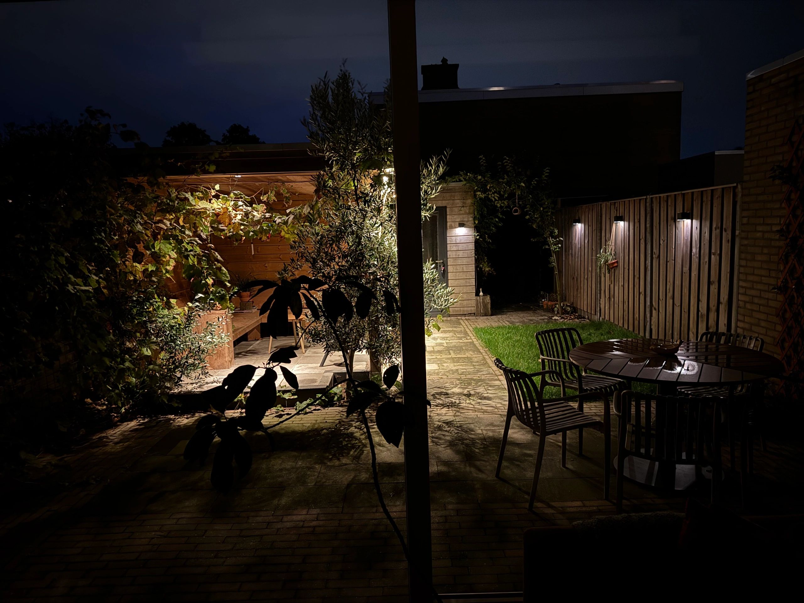 Solar LED wandlamp op zonne energie Sven recht - Voordeelset van 2 stuks