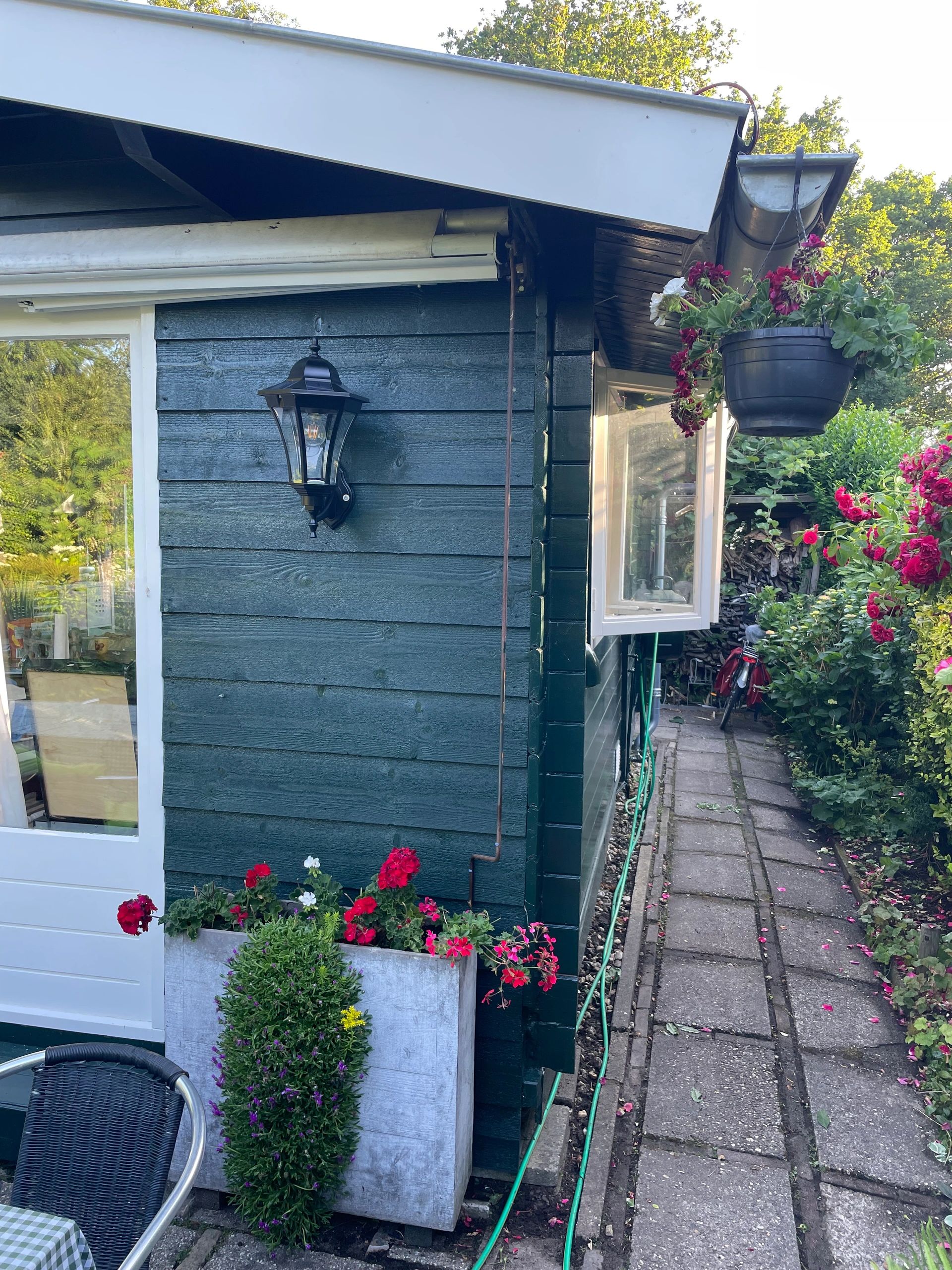 Solar buitenlamp Sheffield wandlamp op zonne energie