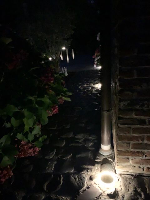 Solar grondspot Round op zonne energie voordeelset van 4 stuks