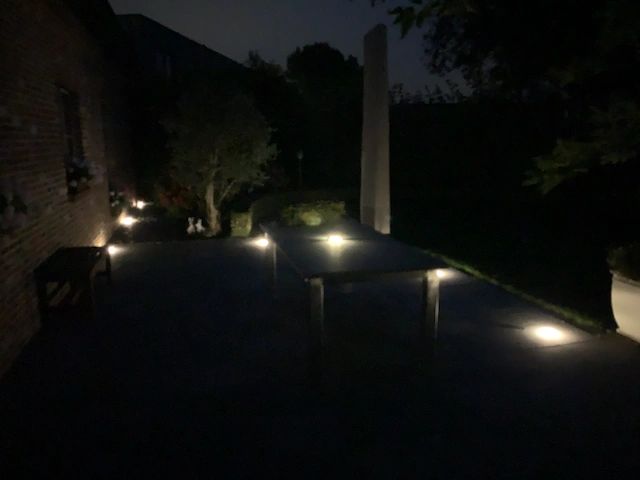 Solar grondspot Round op zonne energie voordeelset van 4 stuks