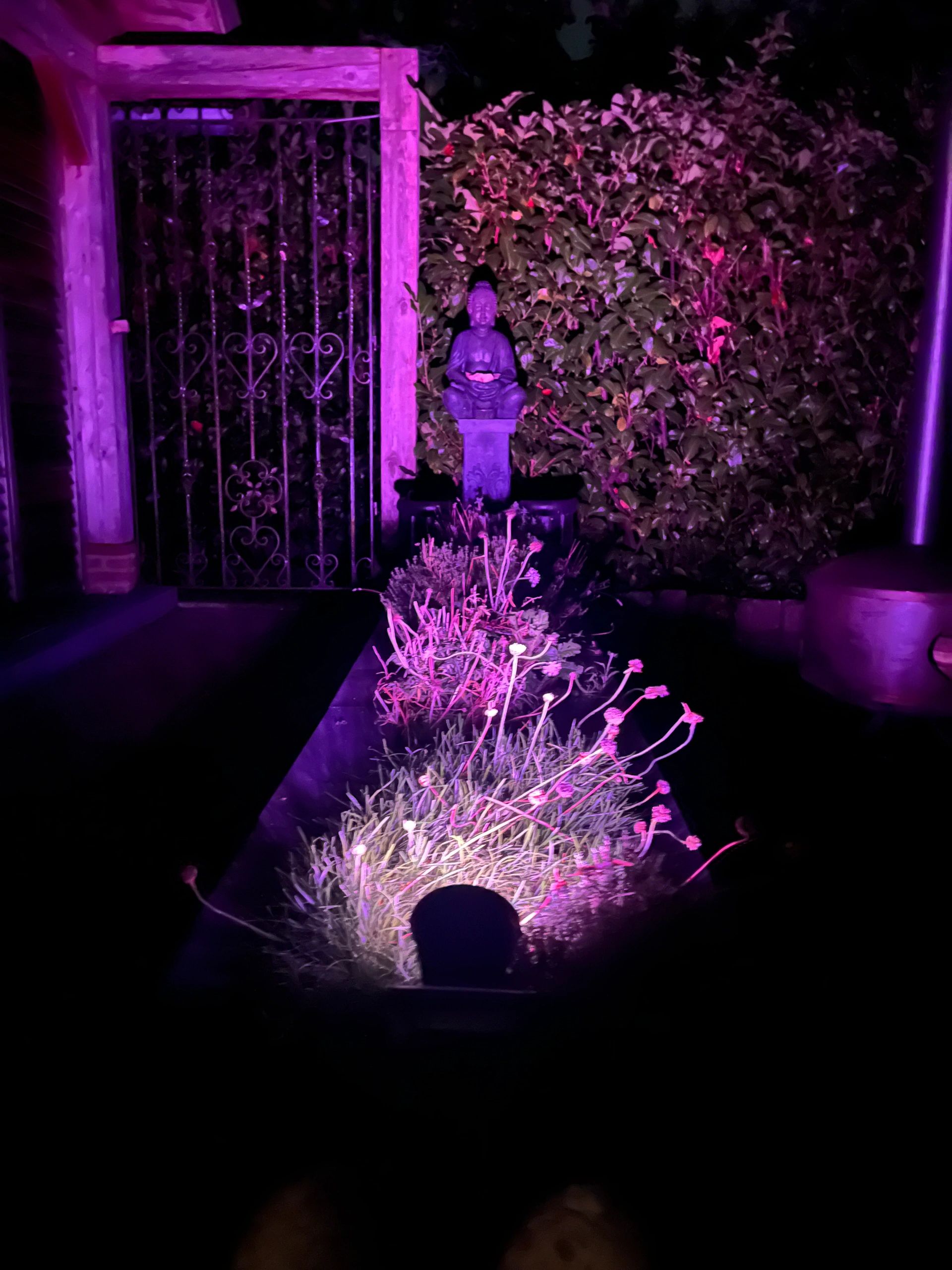 Solar tuinspots Double Twins met 4 slimme RGB spots en los zonnepaneel - Bedienen via de Smart Life app