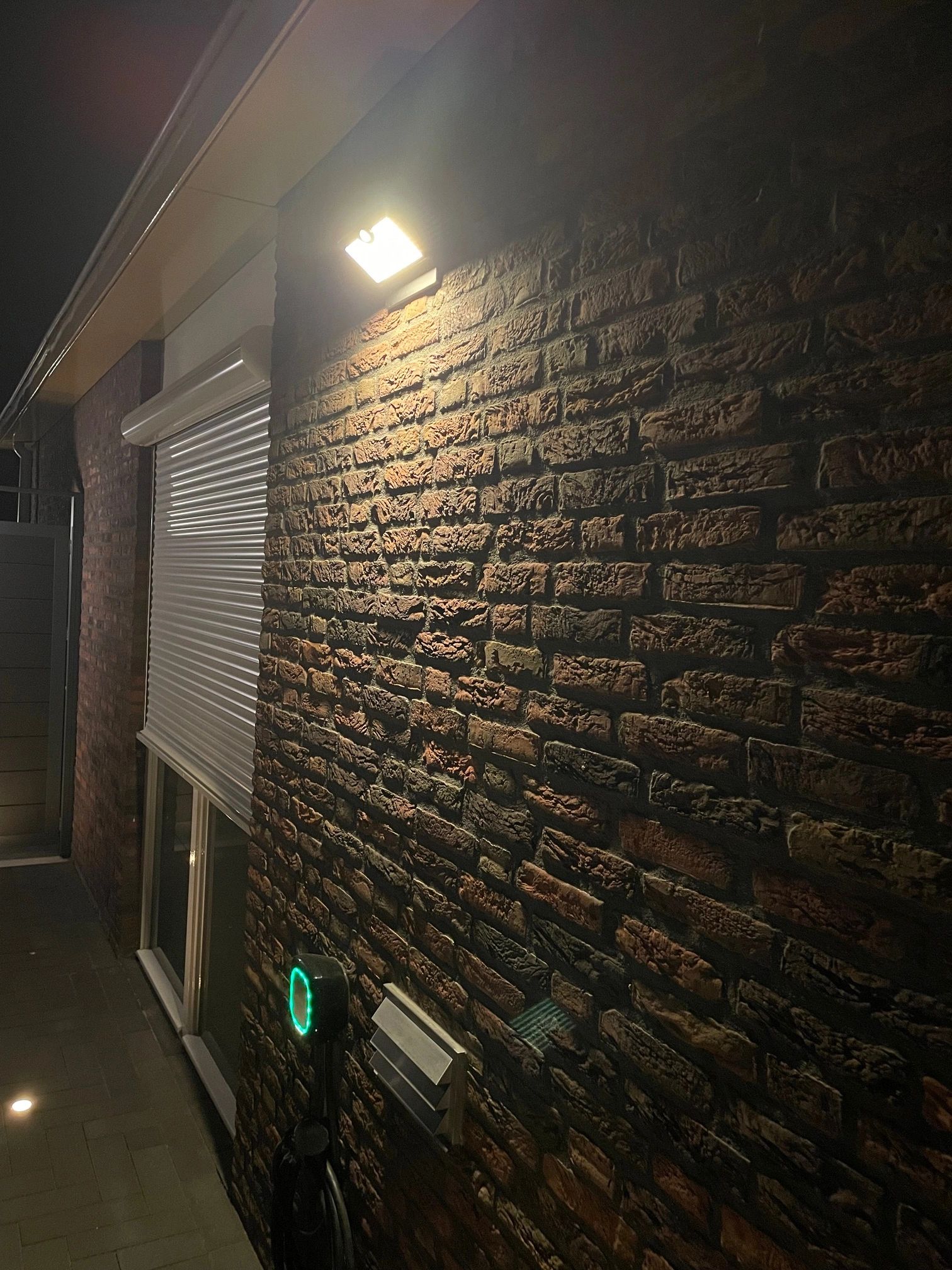 Solar buitenlamp wandlamp Motion IV met bewegingsmelder op zonne energie