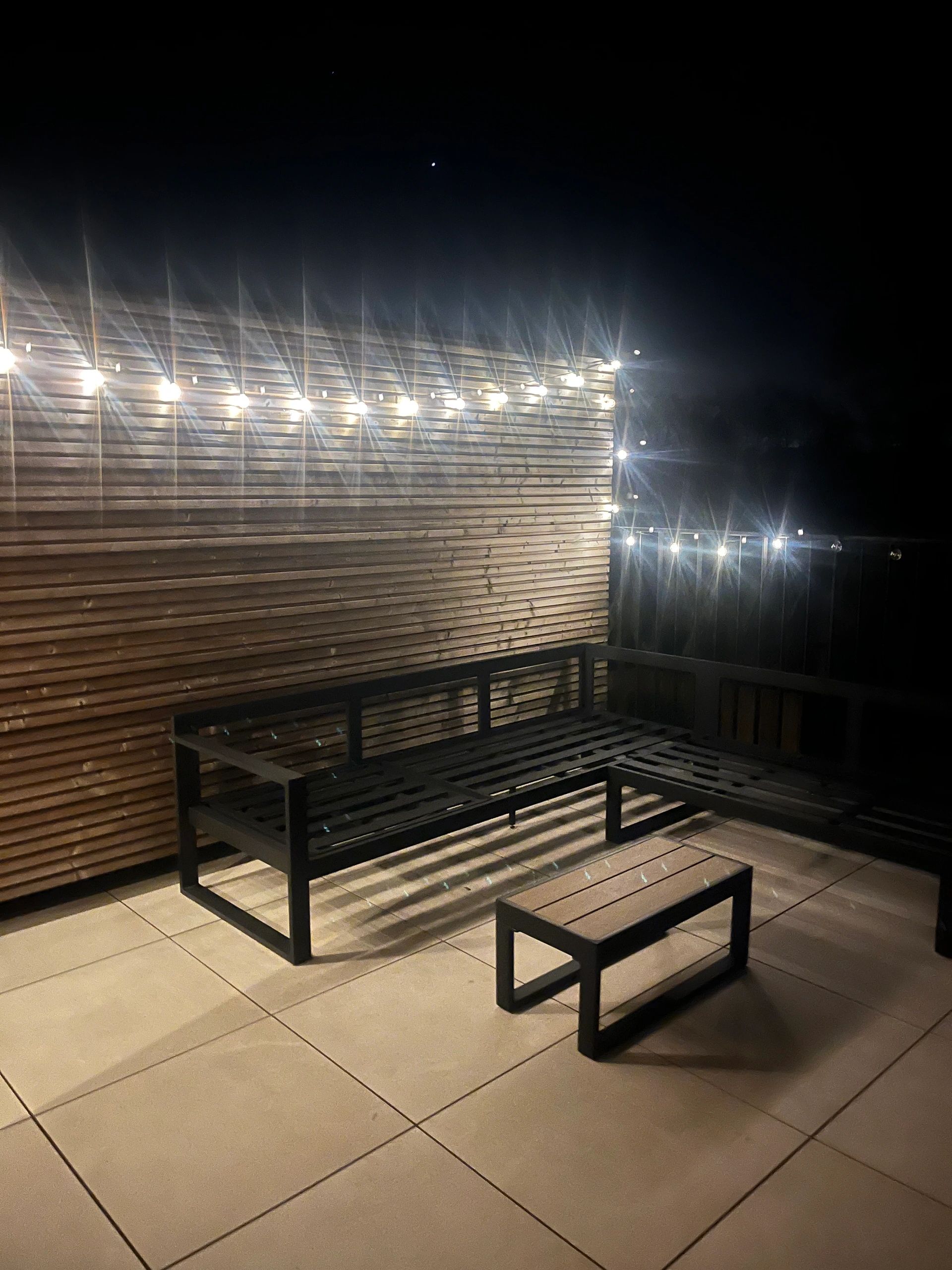 Solar lichtslinger Chain met 10 led filament lampen