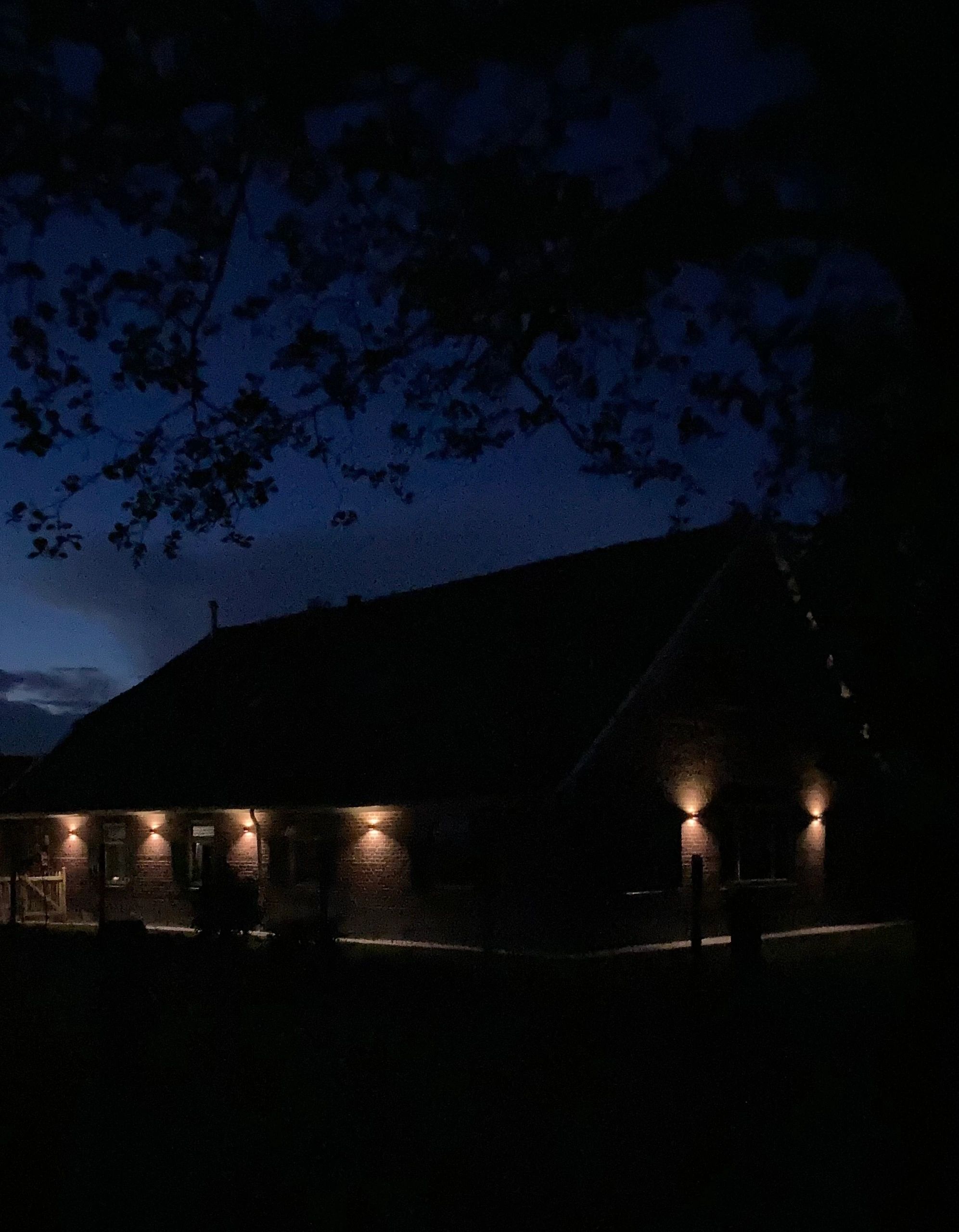 Solar LED wandlamp up downlight Emme rond - Voordeelset van 2 stuks