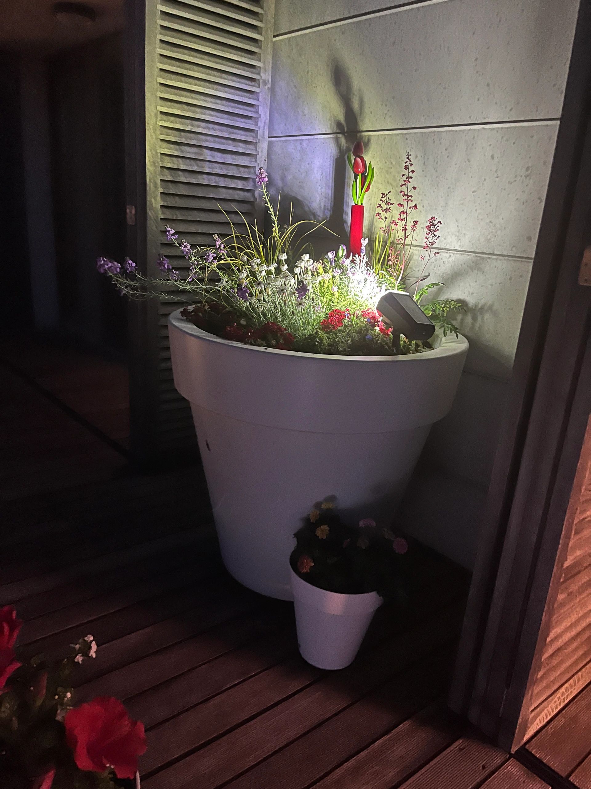Solarlamp Rotar met roteerfunctie - Wandlamp en priklamp met bewegingssensor