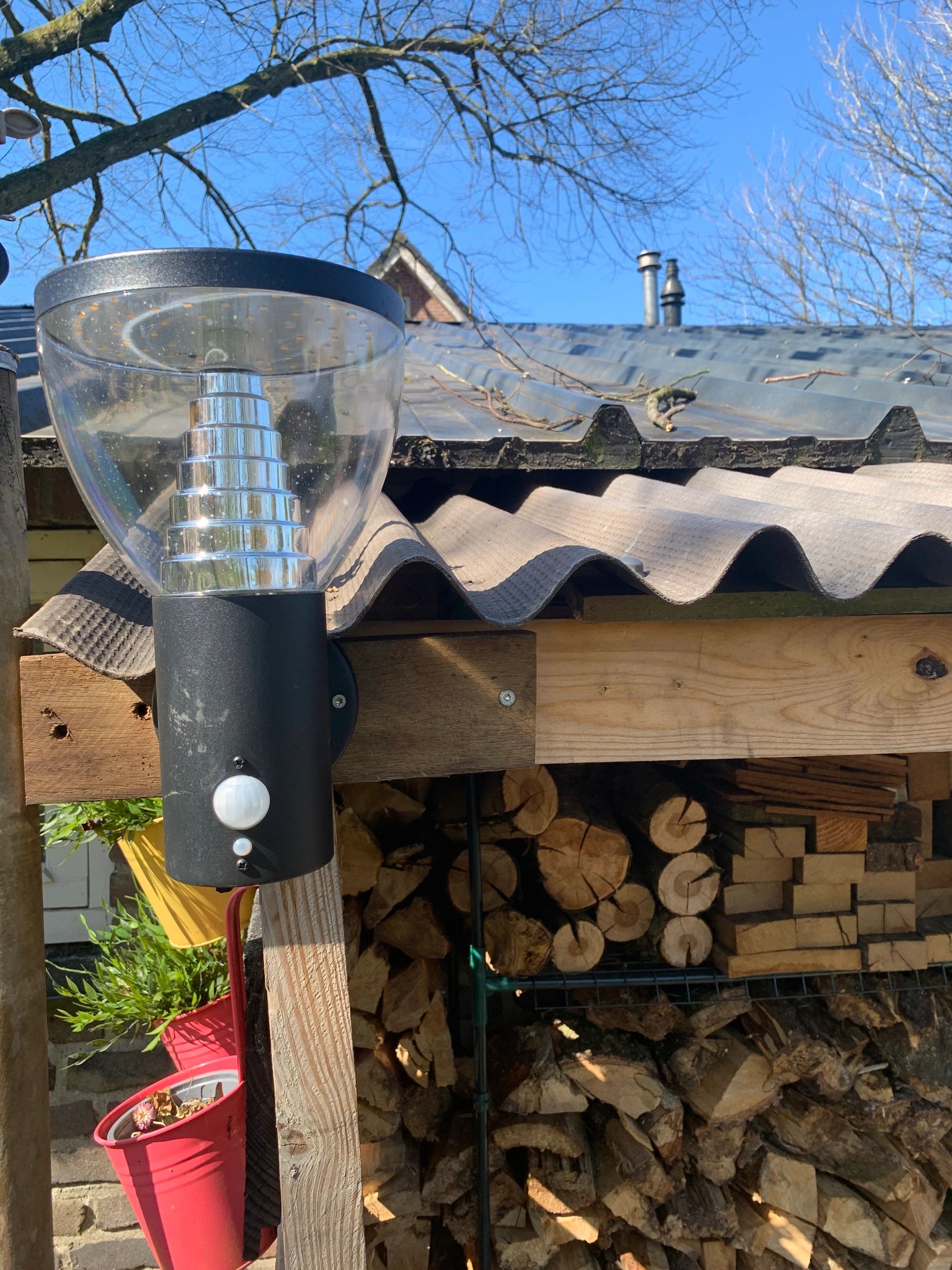 Solar wandlamp Spiez met bewegingssensor