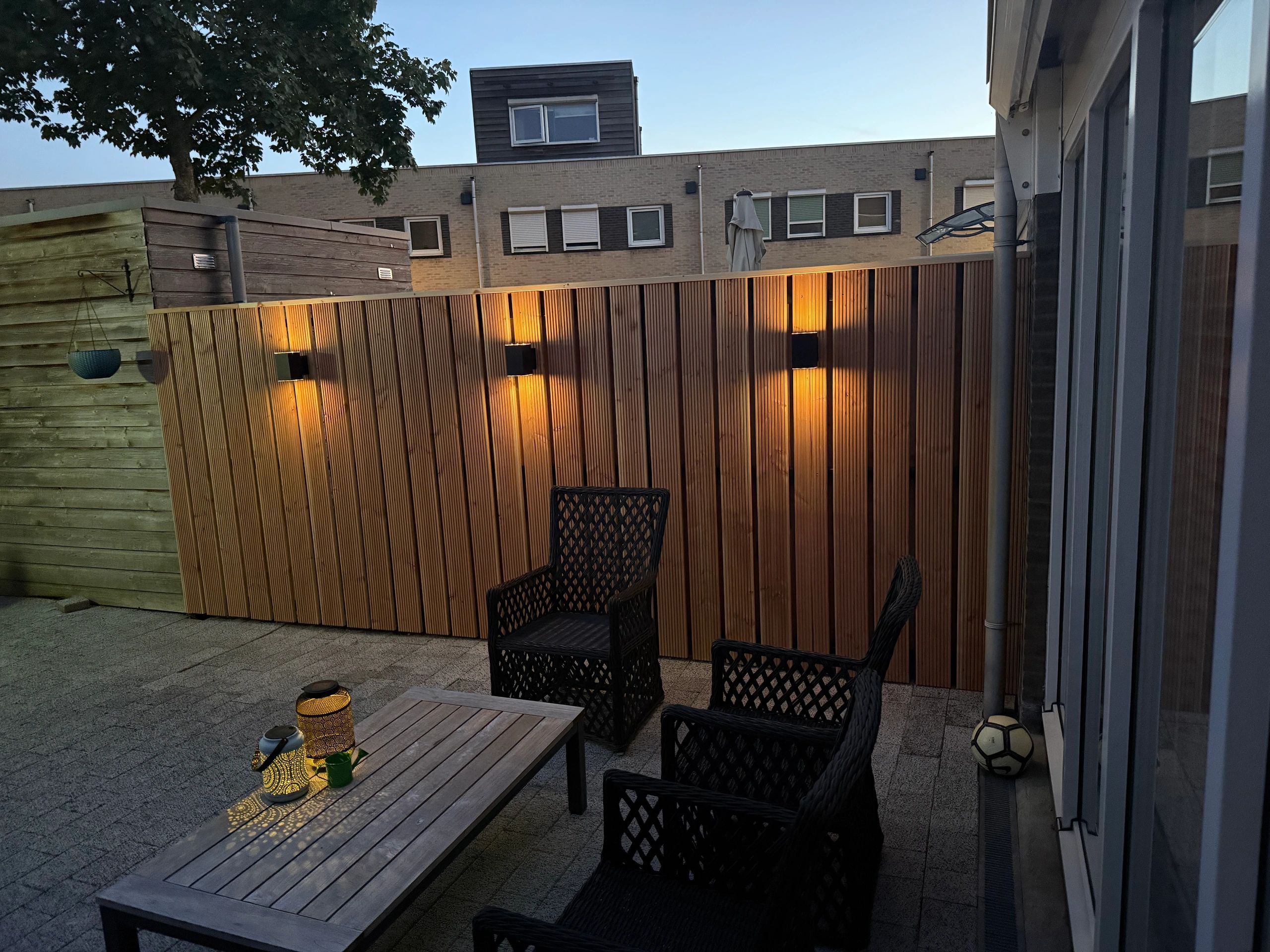 Solar LED wandlamp up downlight Sverre recht - Voordeelset van 2 stuks