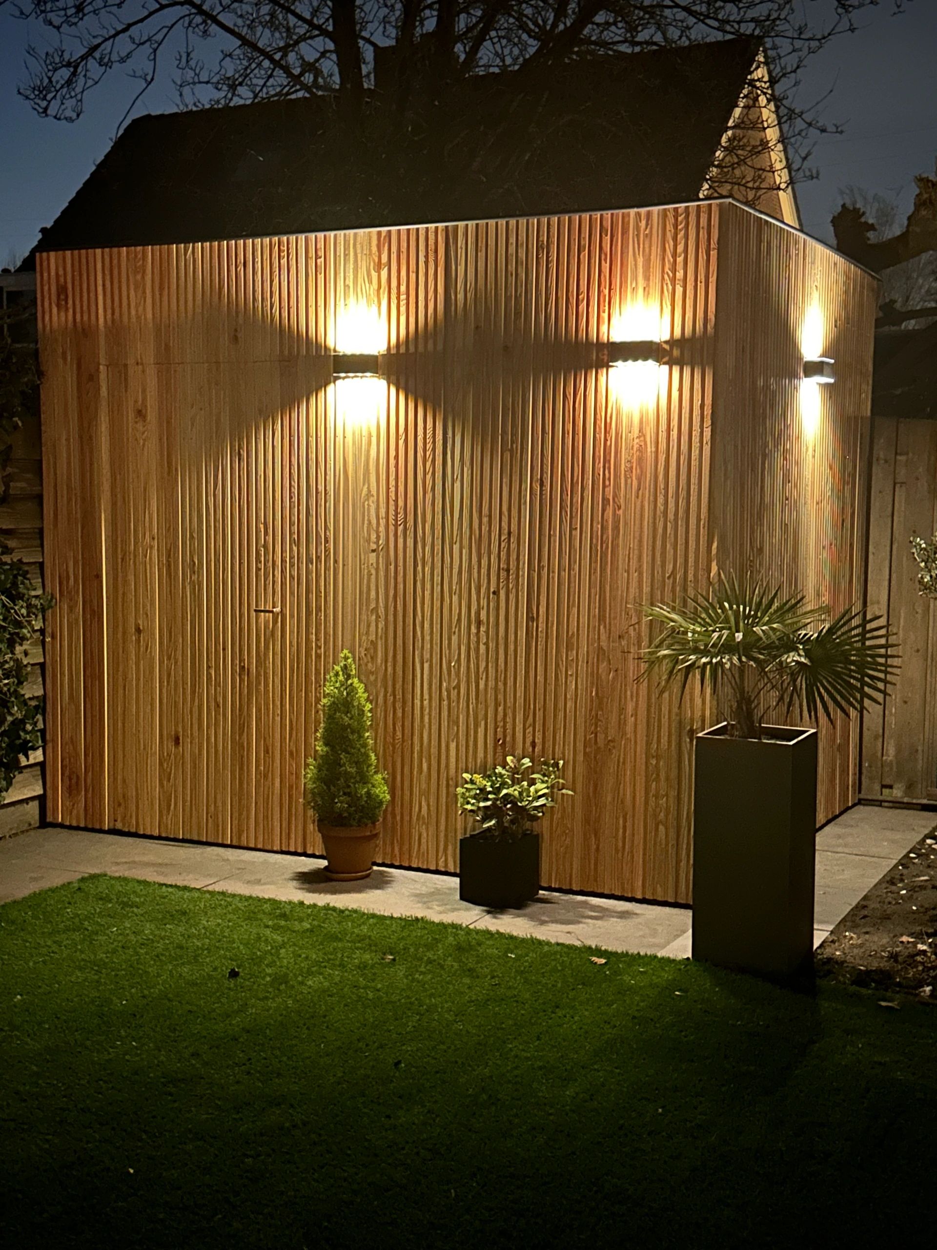 3X Solar wandlamp Flint RVS met bewegingsmelder op zonne energie