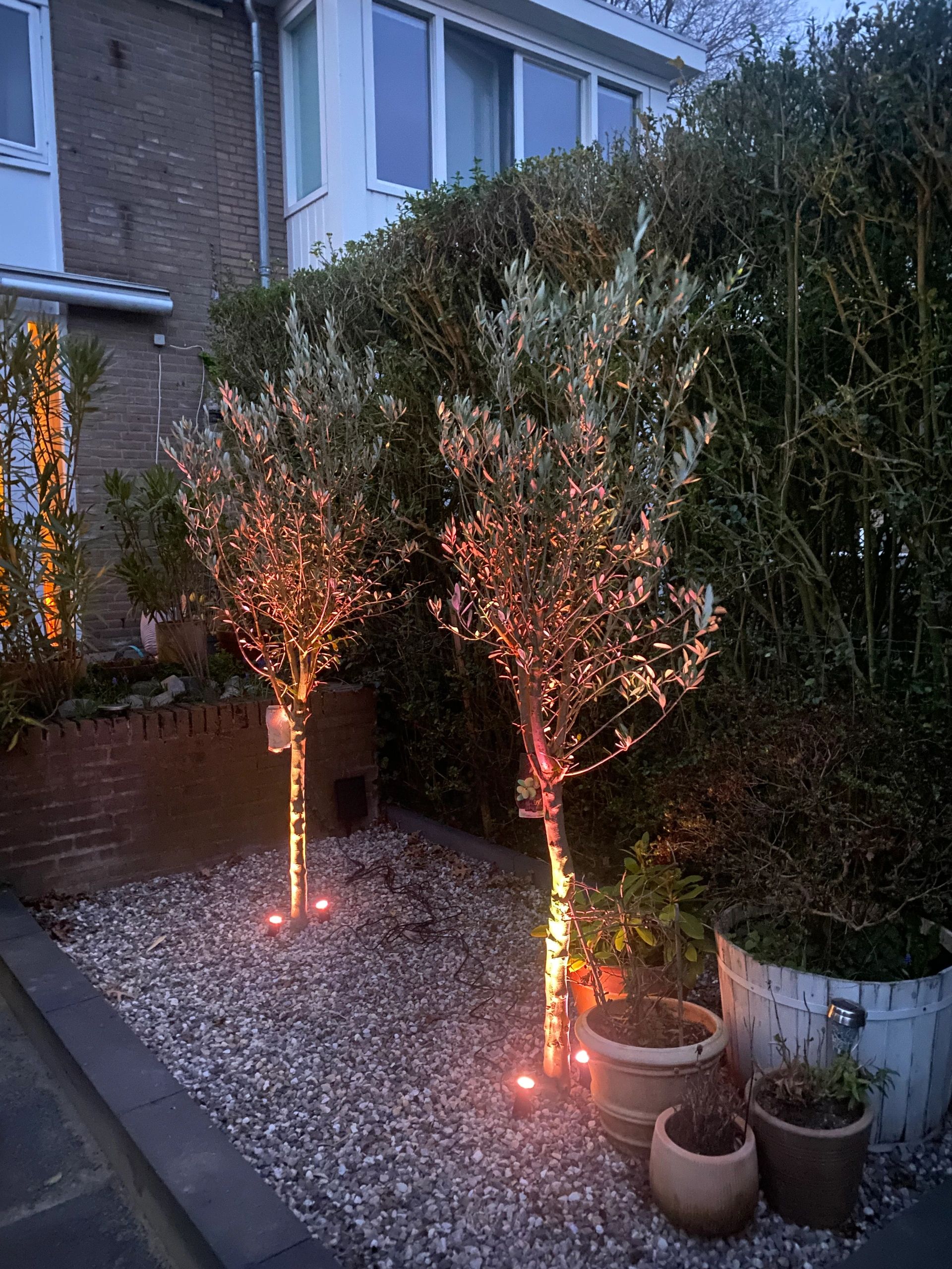 Solar tuinspots Double Twins met 4 slimme RGB spots en los zonnepaneel - Bedienen via de Smart Life app