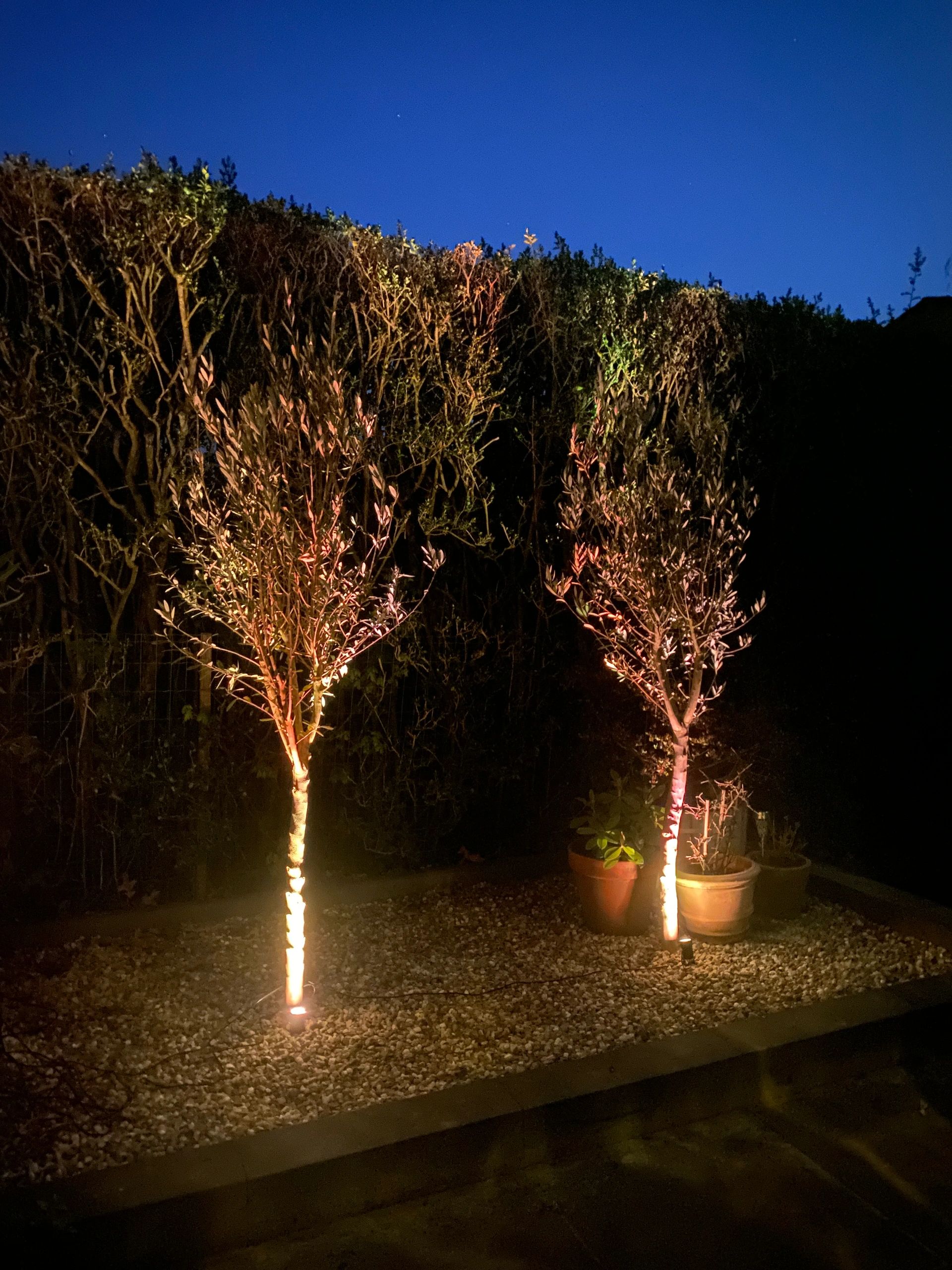 Solar tuinspots Double Twins met 4 slimme RGB spots en los zonnepaneel - Bedienen via de Smart Life app