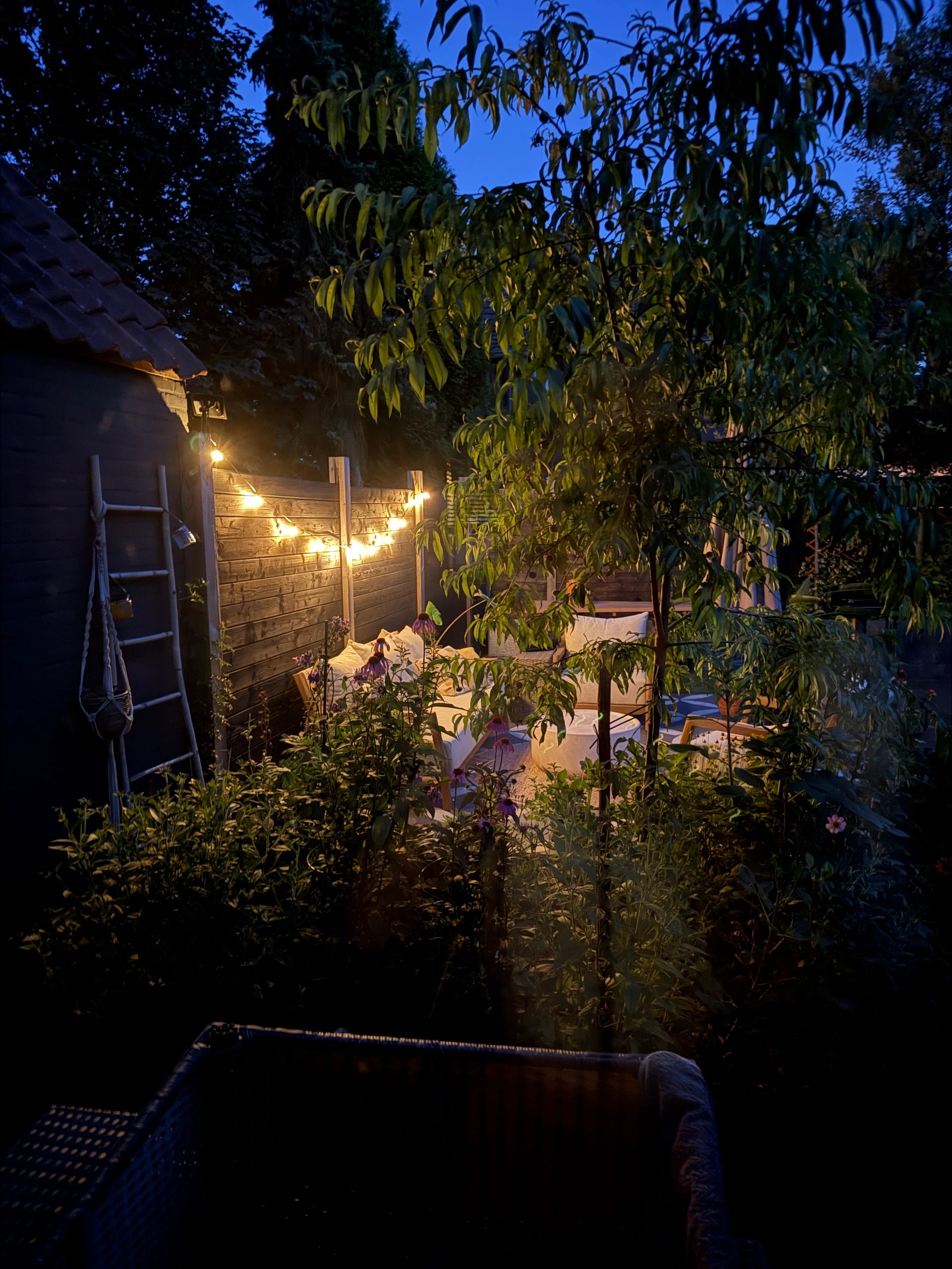 Solar lichtslinger Chain | Met 10 warm witte led filament lampen