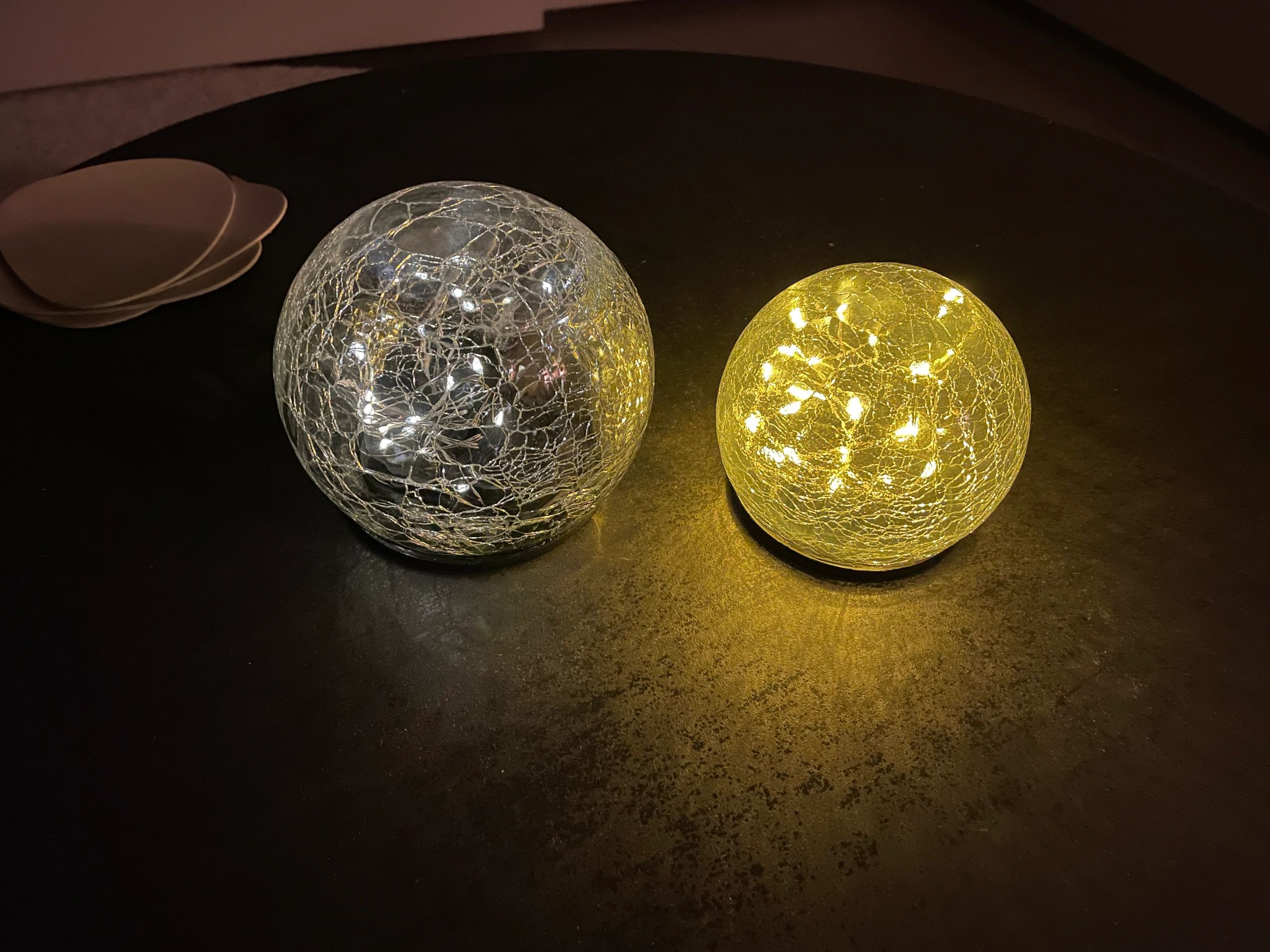 Solar tafel- en priklamp Comet met warm wit licht - Voordeelset van 2 (small + medium)