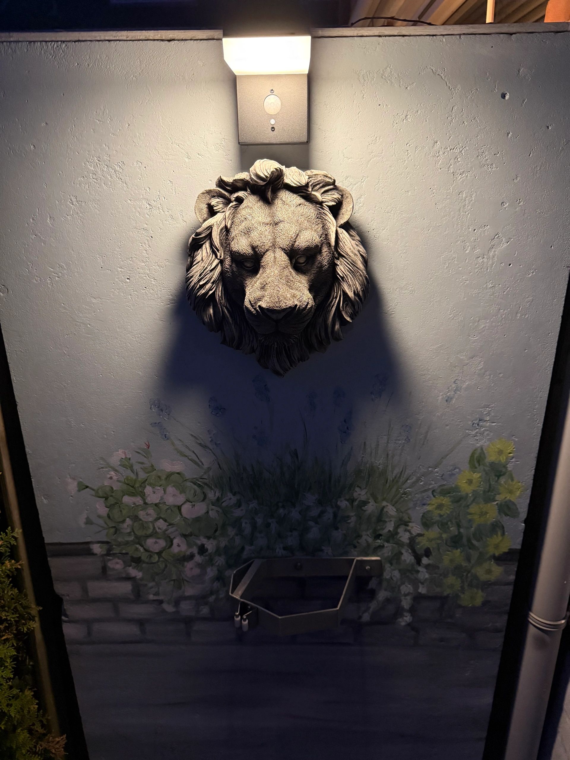 Solar wandlamp Oslo warm wit licht met bewegingssensor