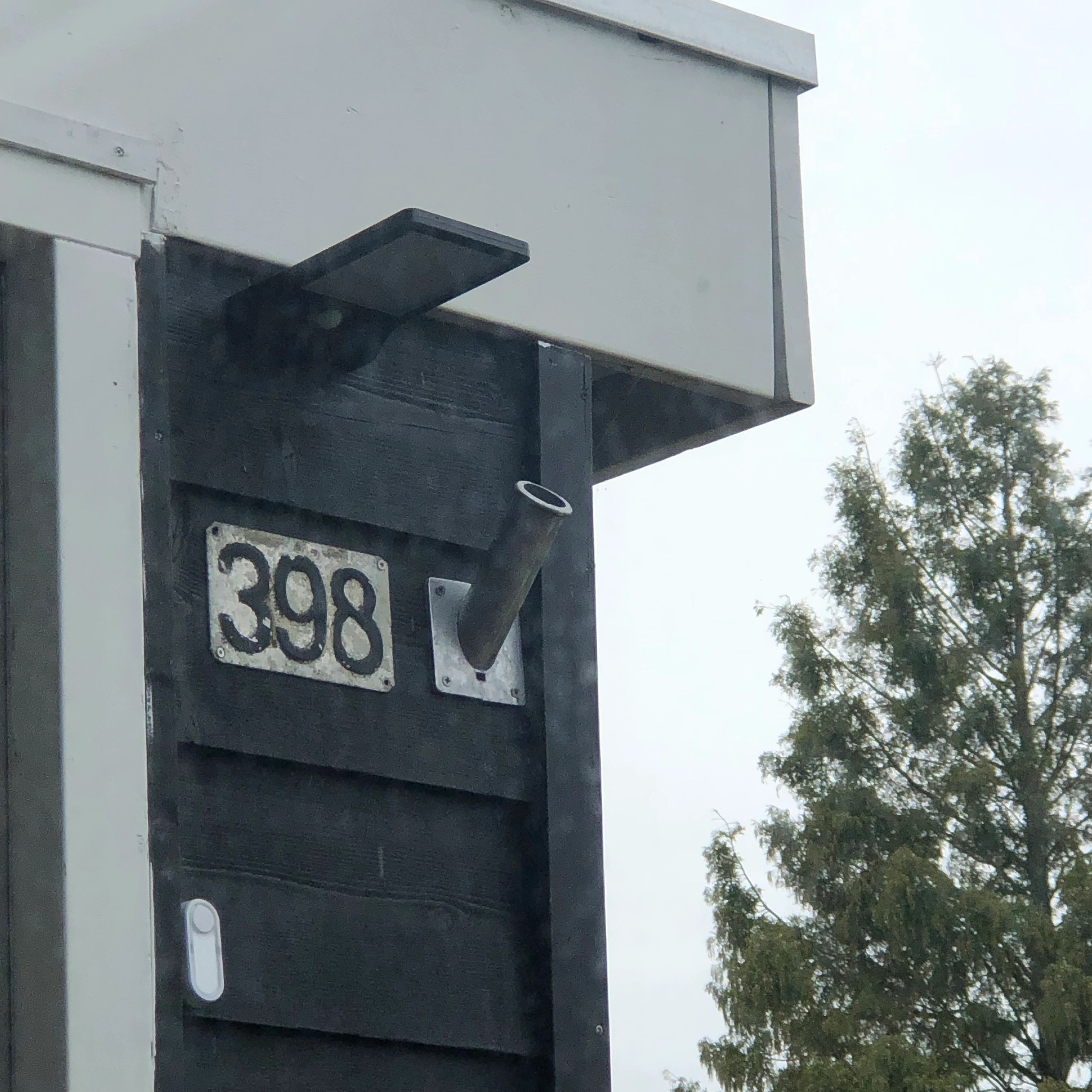 Solar wandlamp Slim met 36 leds en bewegingsmelder Zwart op zonne energie