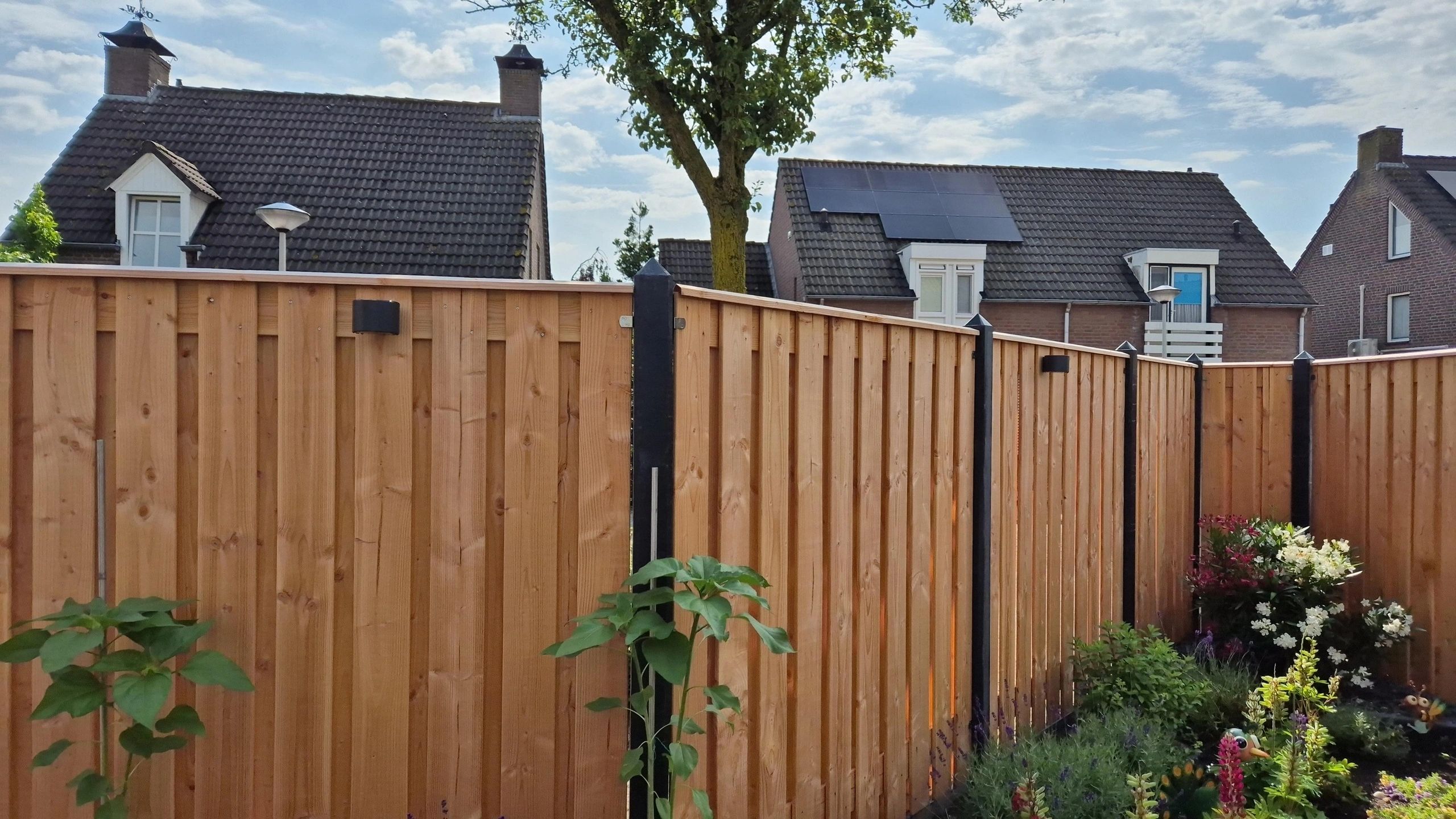 Solar LED wandlamp op zonne energie Sven rond