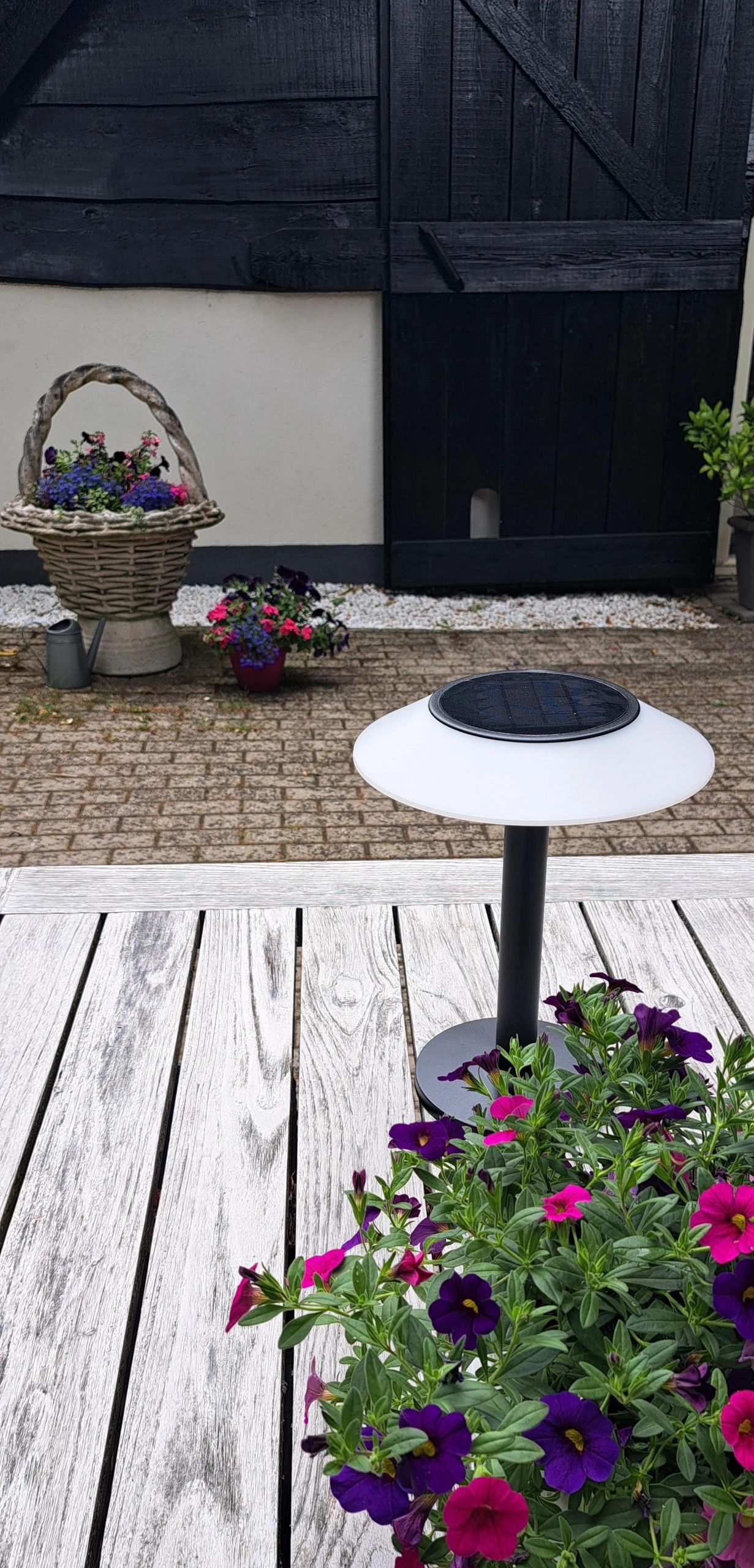 Solar tafellamp Juno op zonne energie