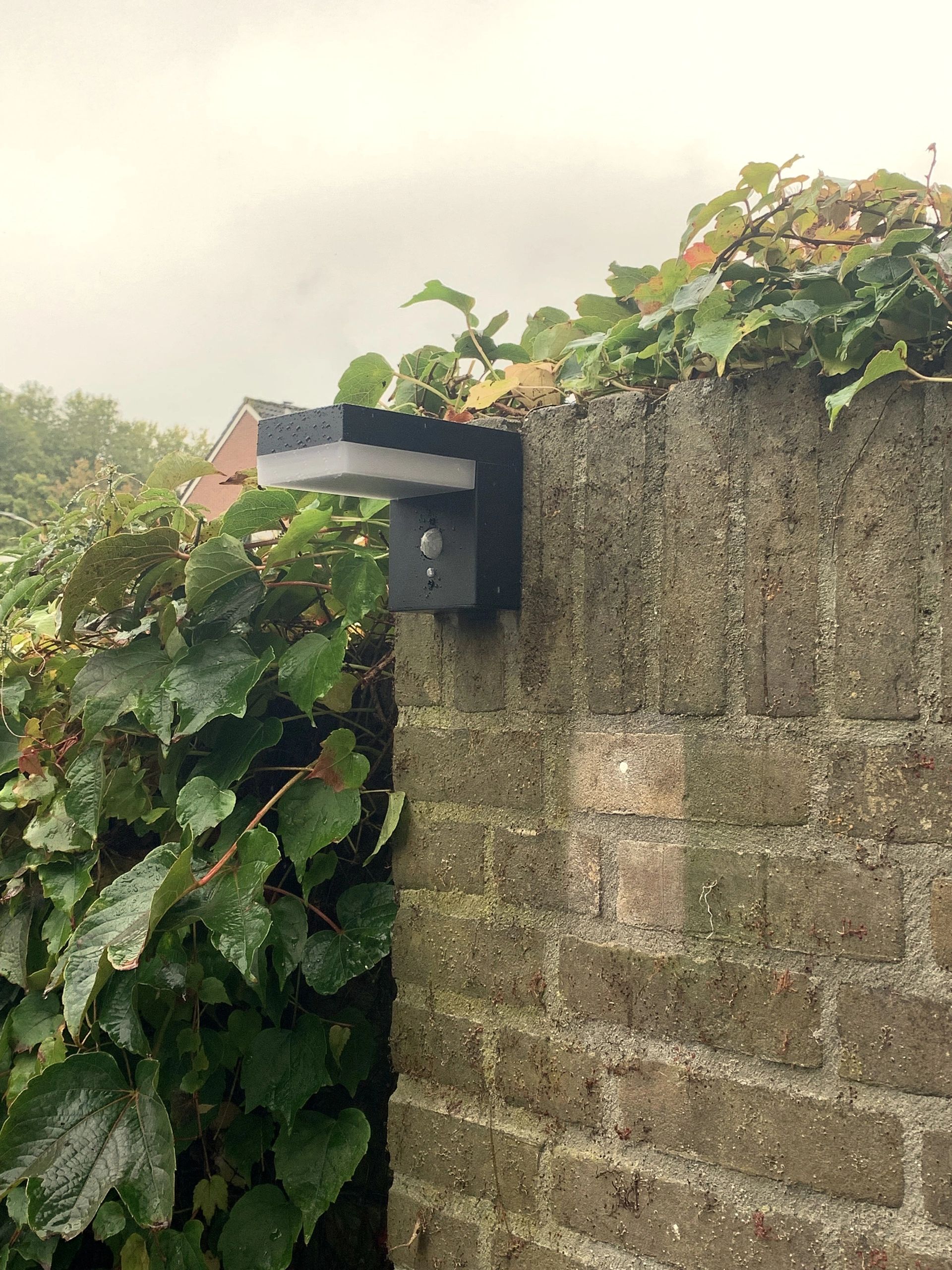 Solar wandlamp Oslo warm wit licht met bewegingssensor