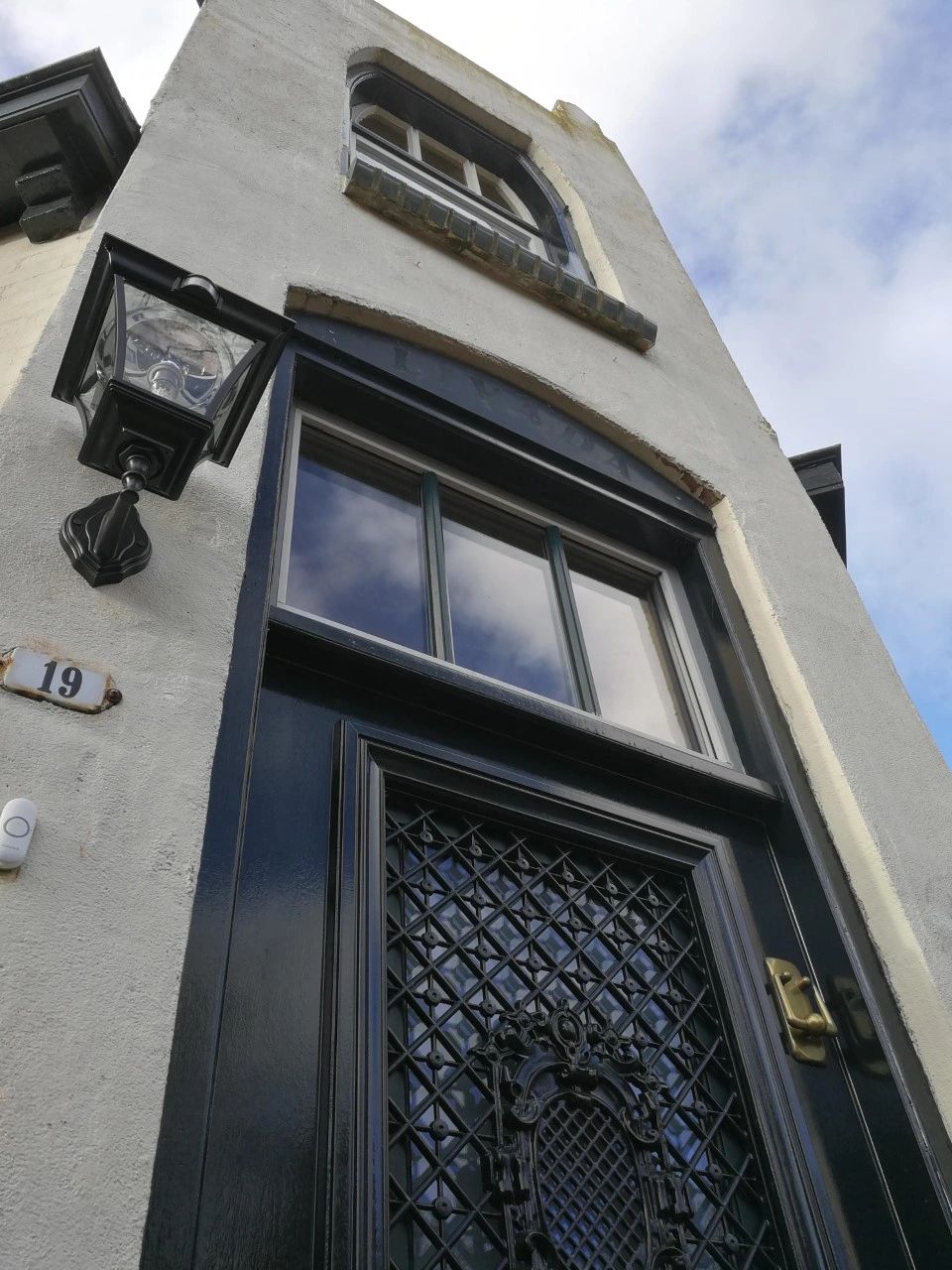 Solar buitenlamp London wandlamp op zonne energie