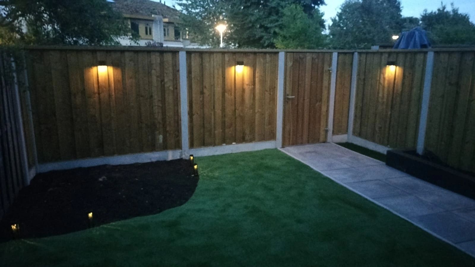 Solar LED wandlamp op zonne energie Sven recht - Voordeelset van 2 stuks
