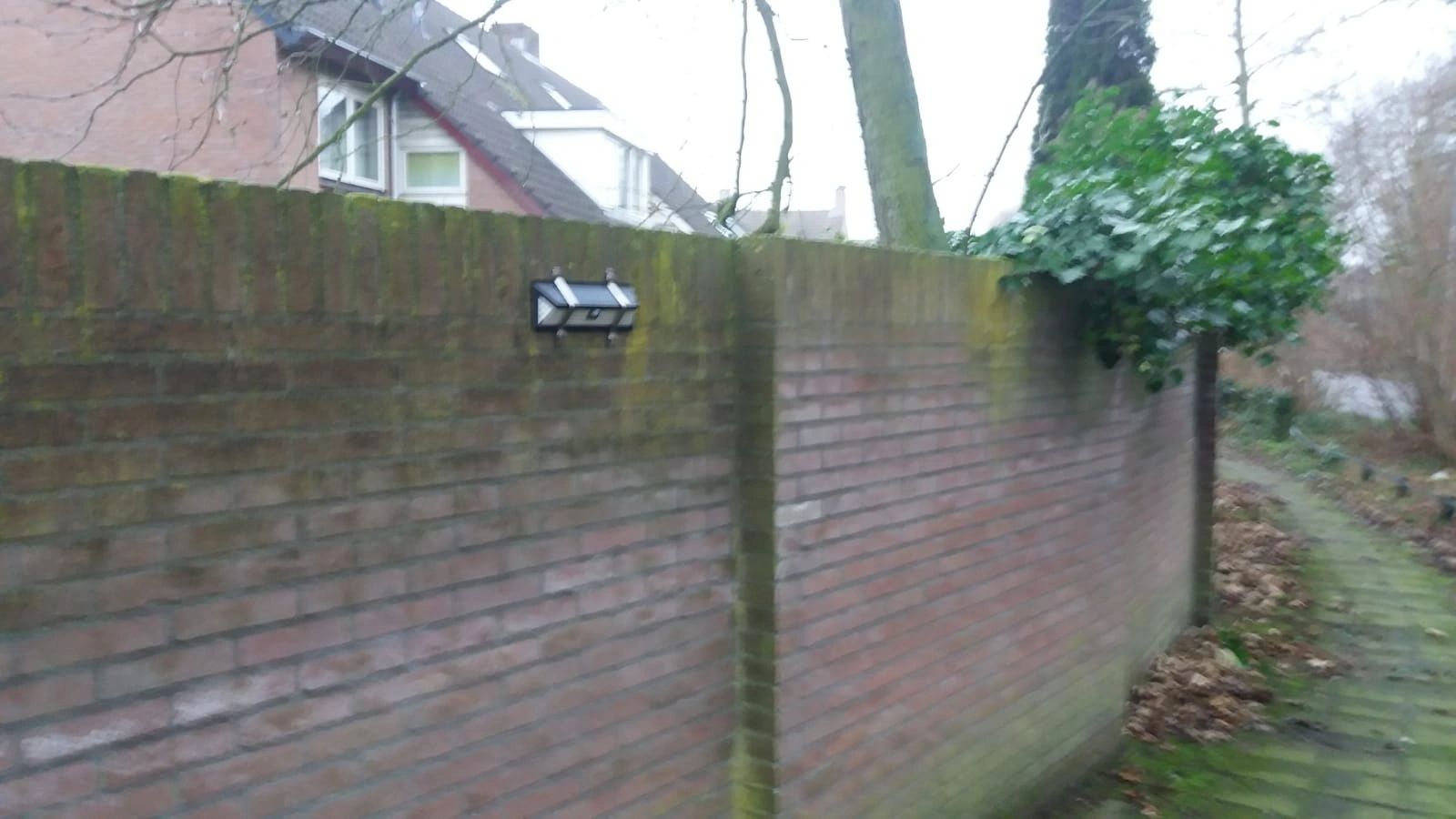 Solar wandlamp Trival met bewegingssensor