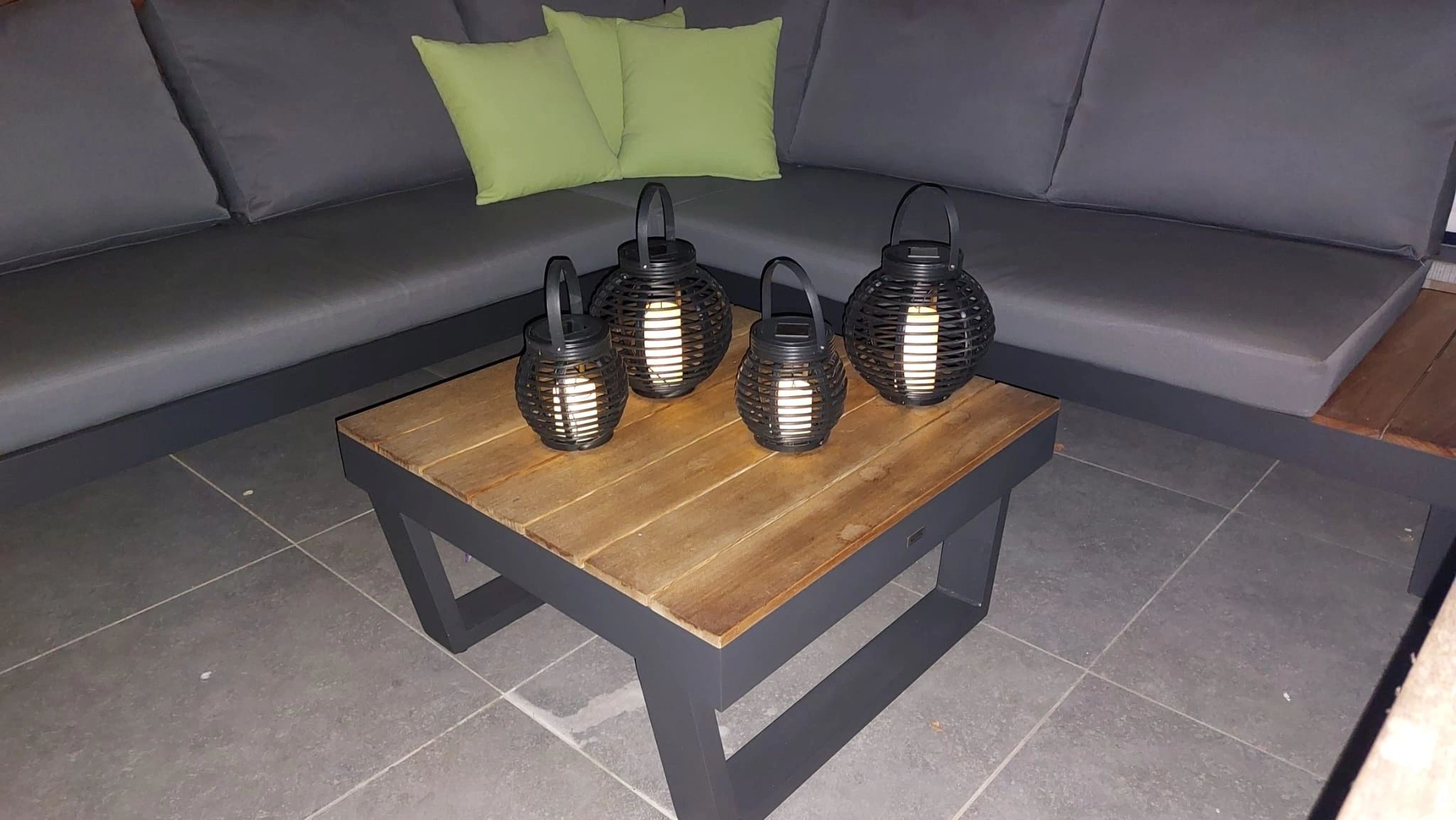 Solar Basket combideal 3 lampen op zonne energie